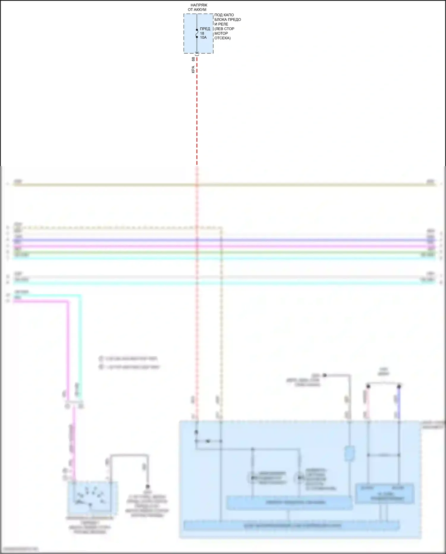 Civic Type R Honda X (2015-2021): Электросхема центрального замка (5 из 7) 