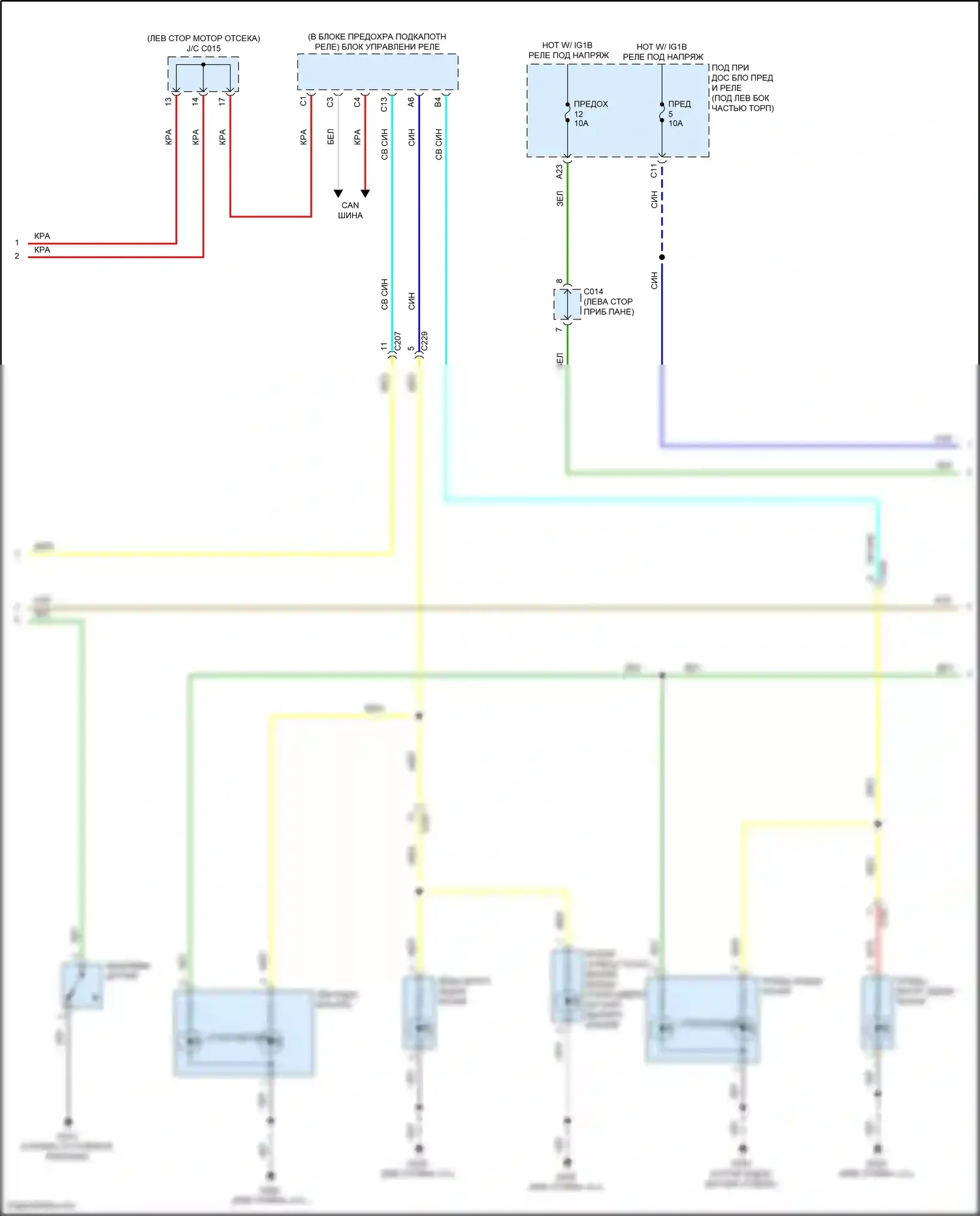 Civic Type R Honda XI (2021-2024): Электросхема фар и фонарей, хэтчбек (2 из 3) 