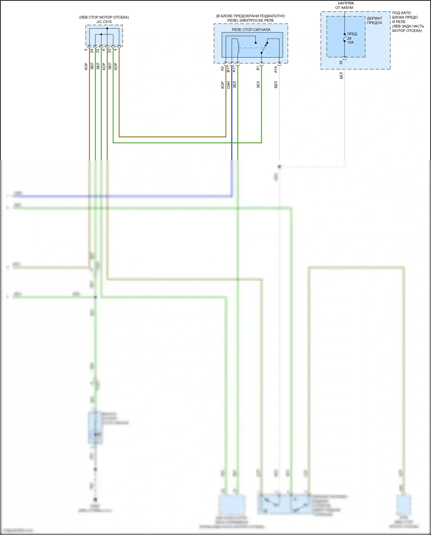 Civic Type R Honda XI (2021-2024): Электросхема фар и фонарей, хэтчбек (3 из 3) 
