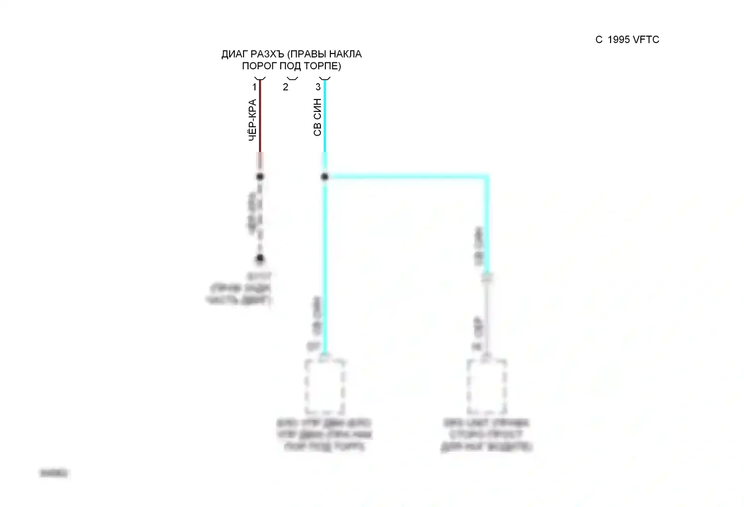 Civic Honda IV (1987-1996): Электросхема диагностического разхъема 