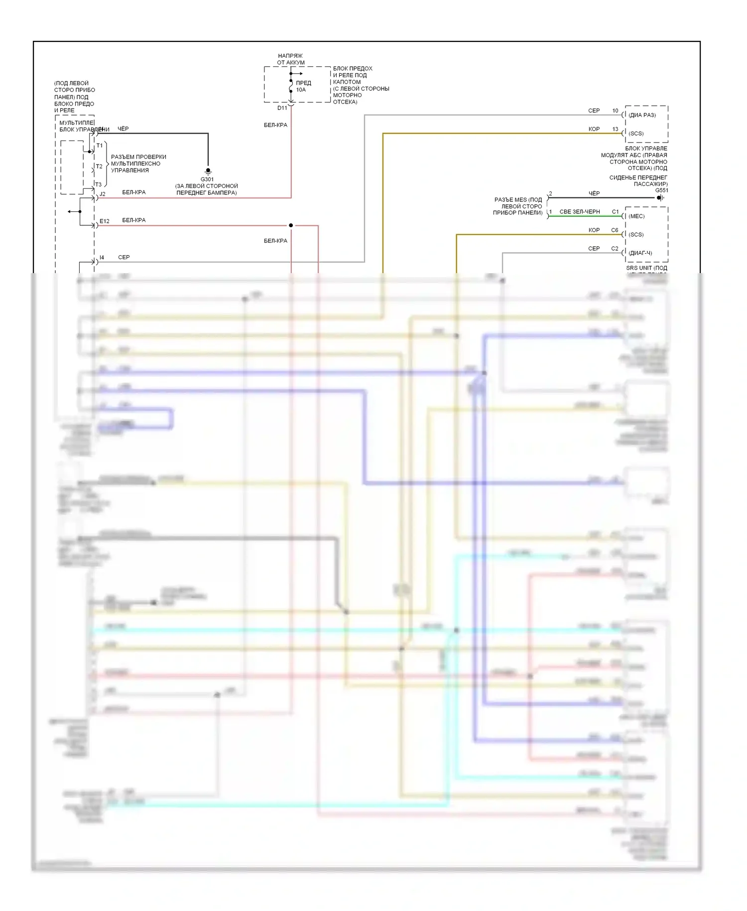 Civic Honda VII рестайлинг (2003-2006): Can шина электросхема, гибридная 