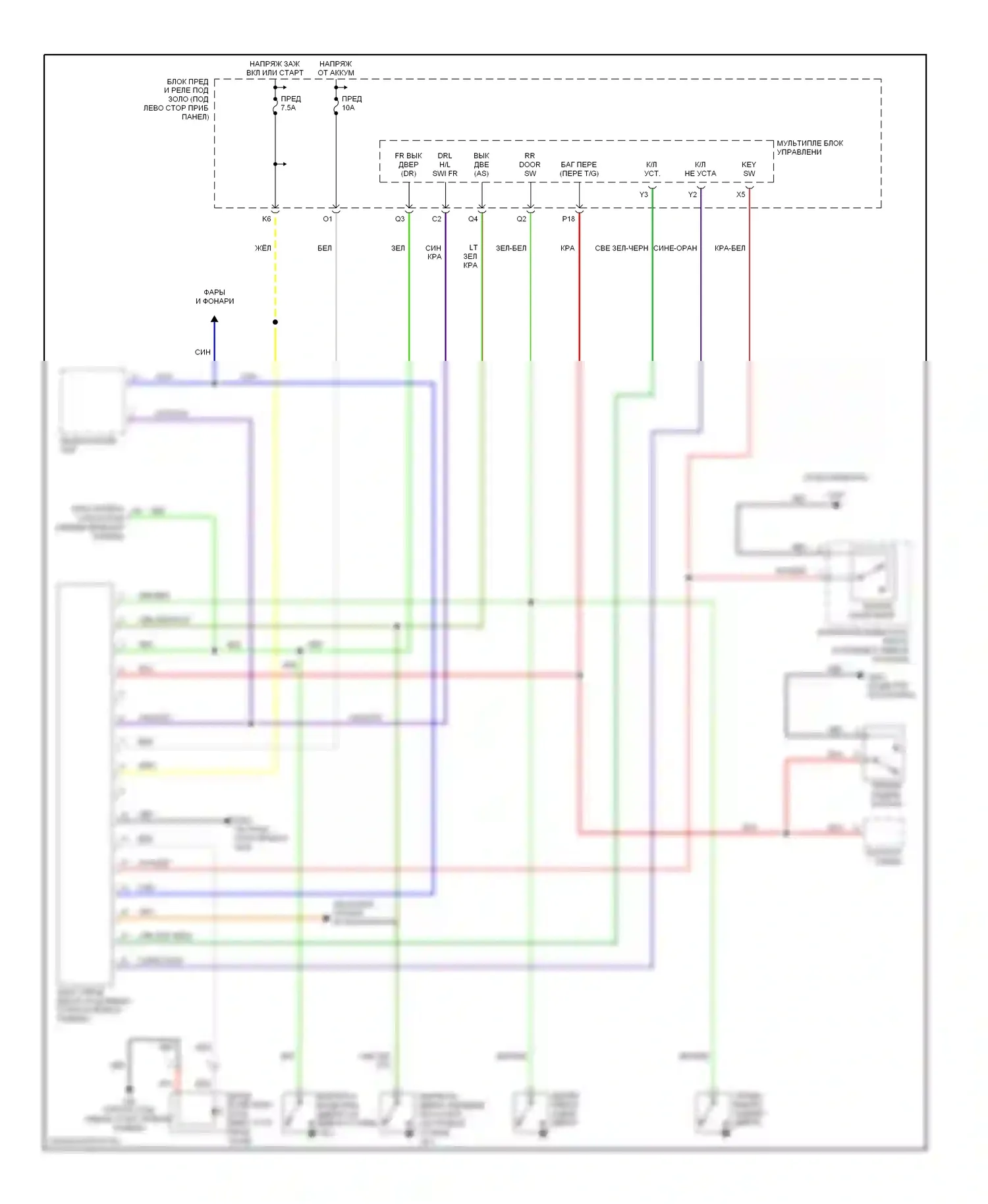 Civic Honda VII рестайлинг (2003-2006): Электросхема с защитой от взлома, гибридная 