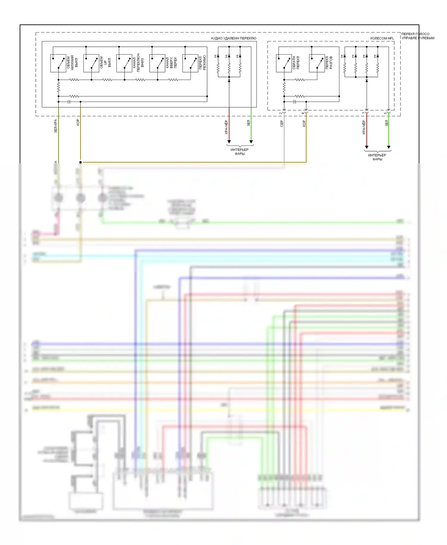 Civic Honda VIII рестайлинг (2008-2011): Электросхема навигации, си; 2 двери ex, ex-l (2 из 3) 