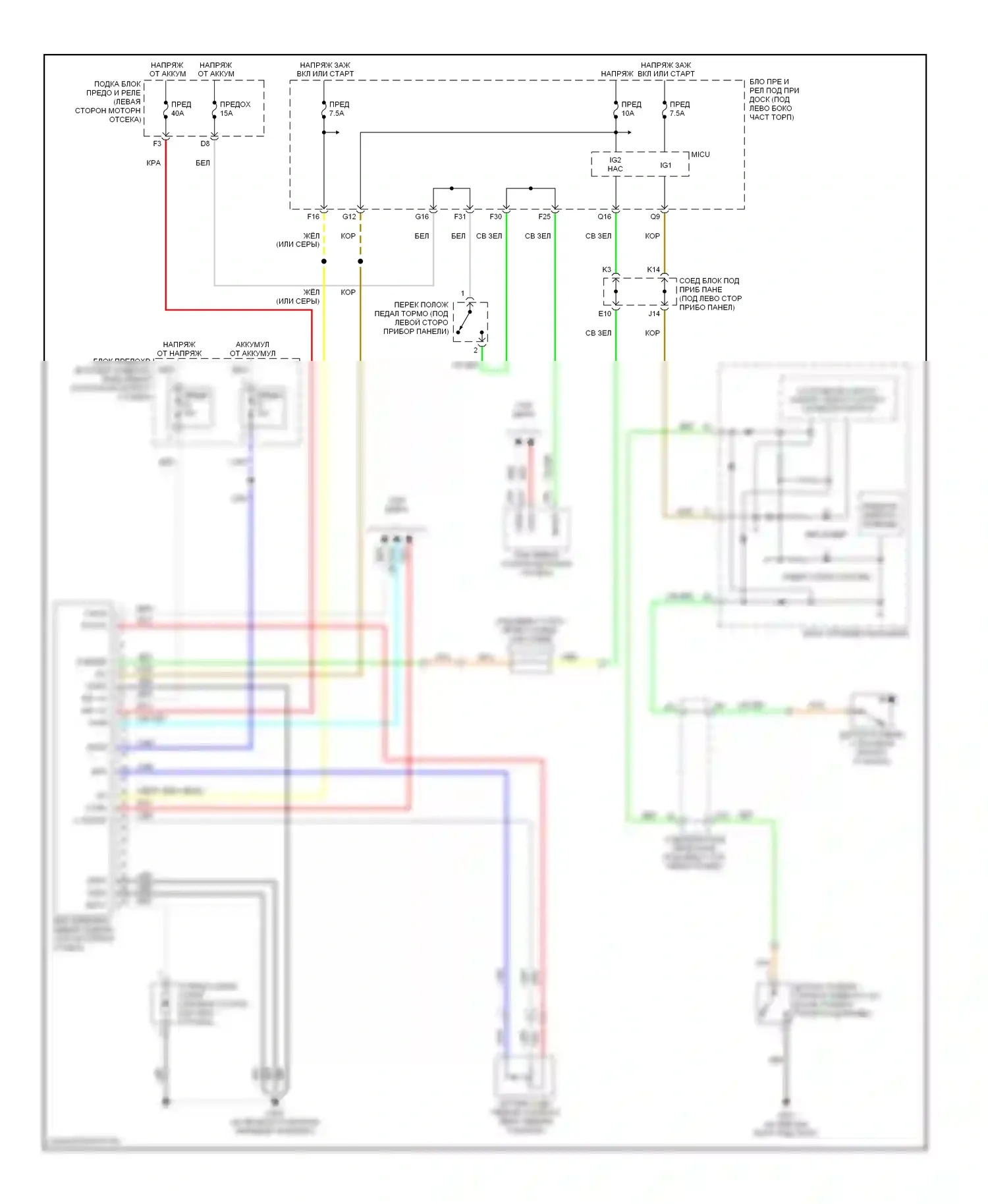 Civic Honda VIII (2005-2009): Усовершенствованная электросхема гидроусилителя 