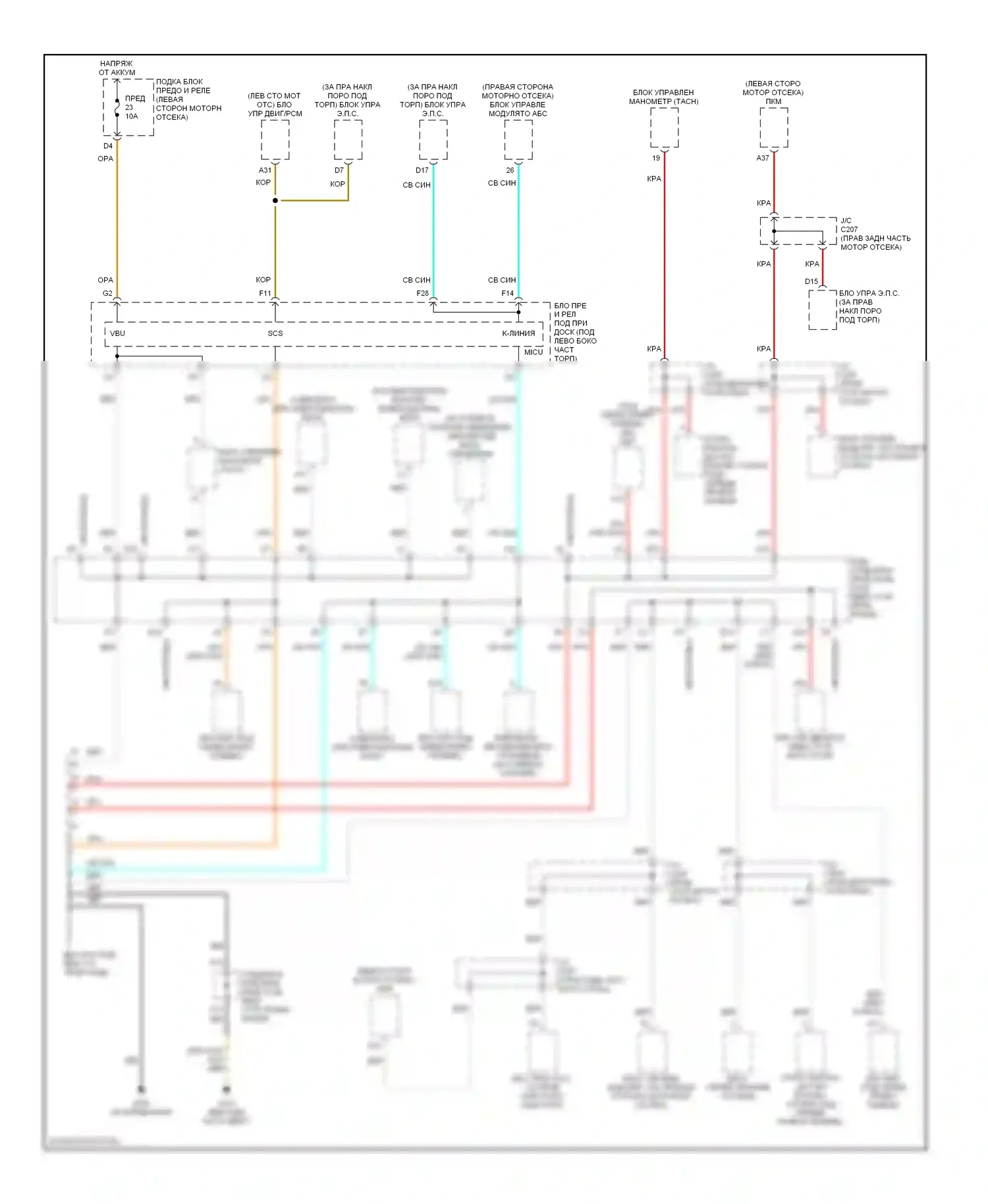 Civic Honda VIII (2005-2009): Электросхема диагностического разхъема, si 