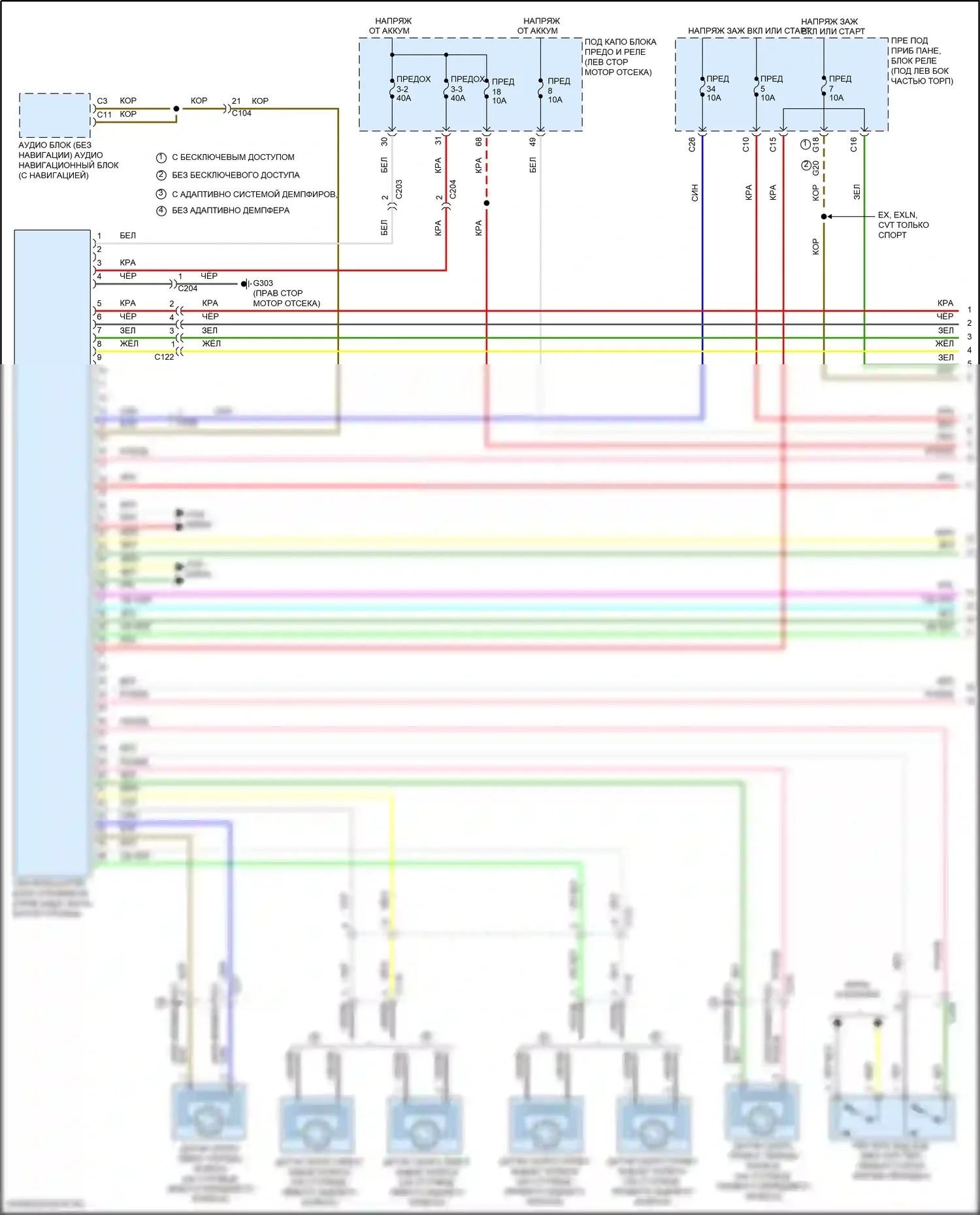 Civic Honda X (2015-2021): Антиблокировочная электросхема тормозов, хэтчбек (1 из 3) 