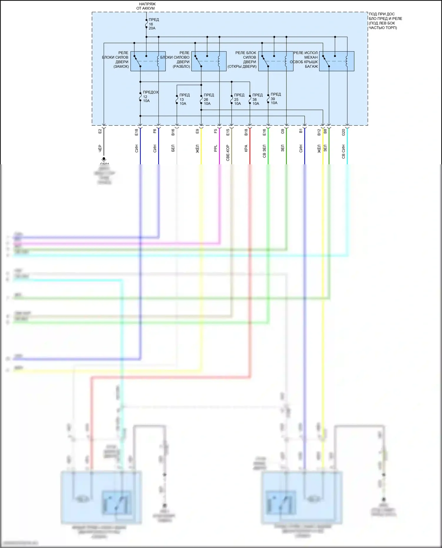 Civic Honda X (2015-2021): Электросхема защиты от взлома (7 из 7) 