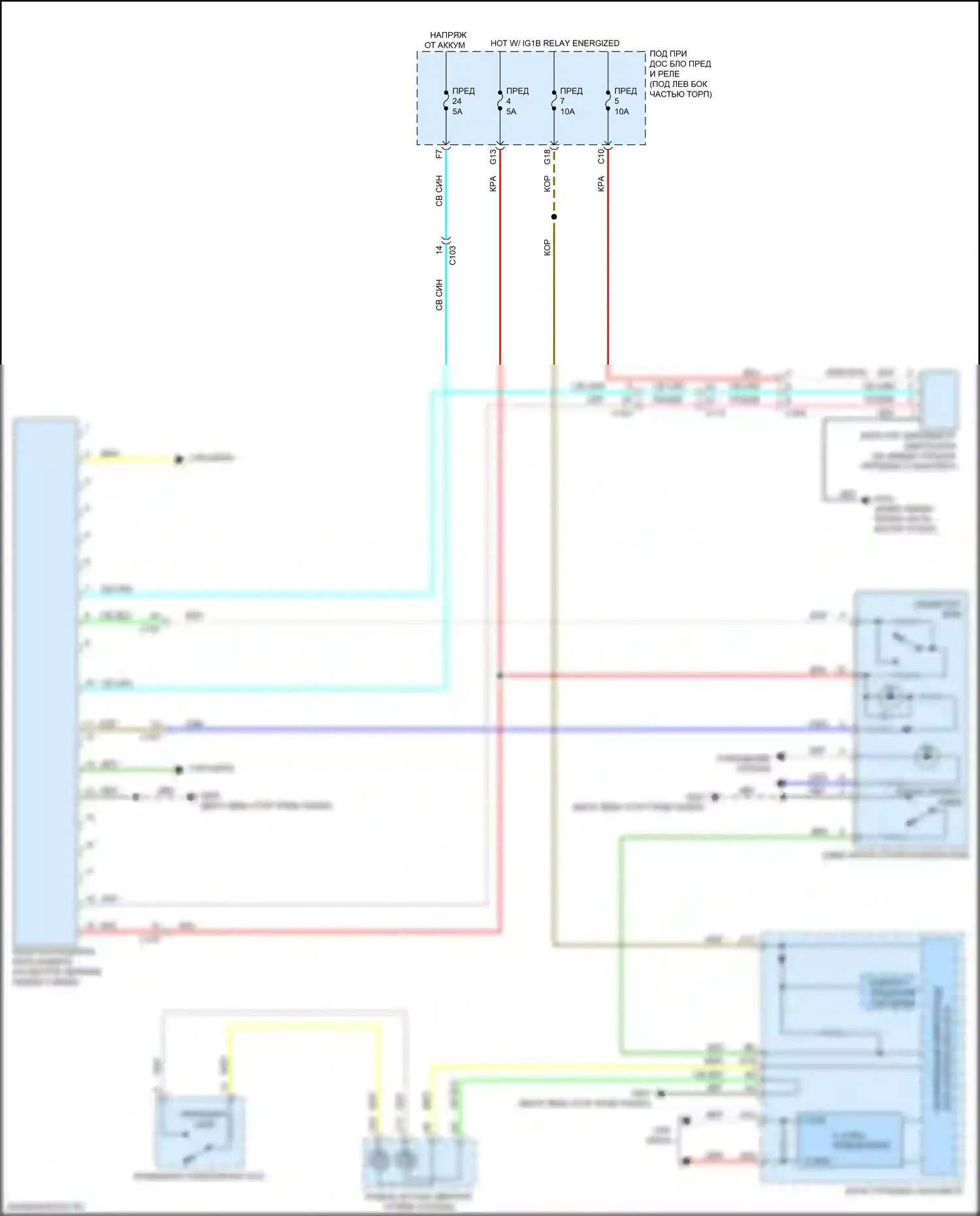 Civic Honda X (2015-2021): Универсальная электросхема камеры, седан 