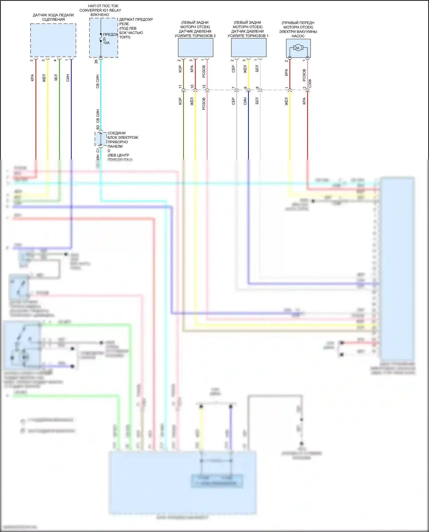 Civic Honda XI (2021-2024): Антиблокировочная электросхема тормозов, хэтчбек (3 из 3) 