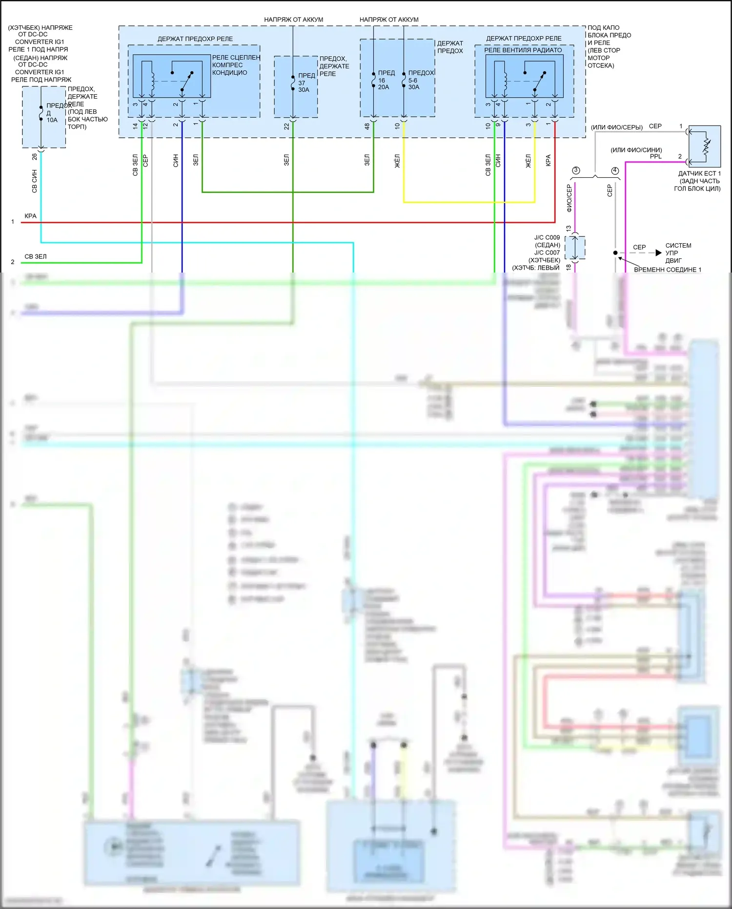 Civic Honda XI (2021-2024): Электросхема климат контроля (3 из 3) 