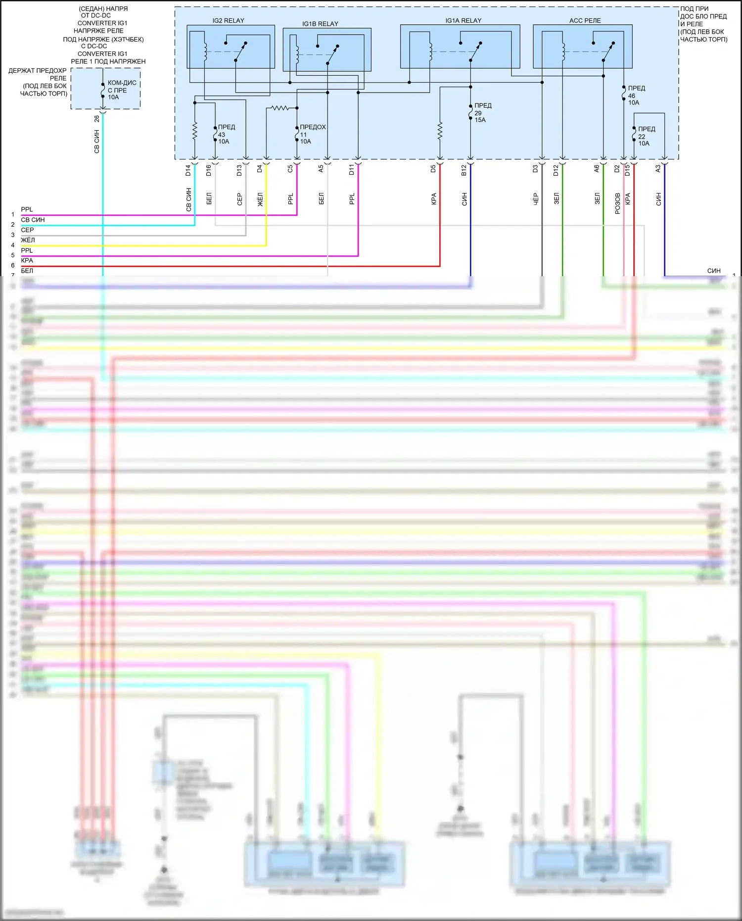 Civic Honda XI (2021-2024): Сигнализации электросхема (2 из 6) 