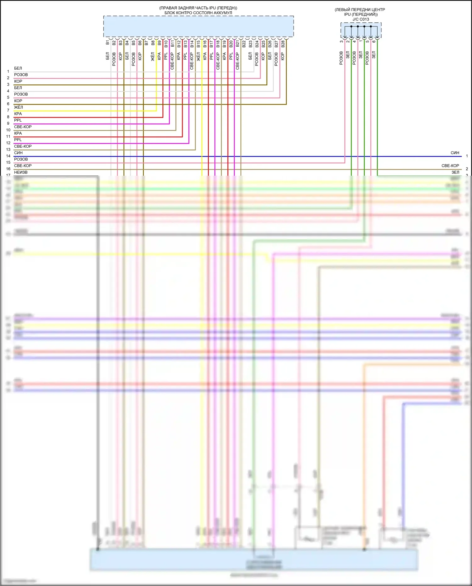 Clarity Honda II (2016-2021): Электросхема двигателя электрическая, электросхема органов управления двигателем (6 из 22) 