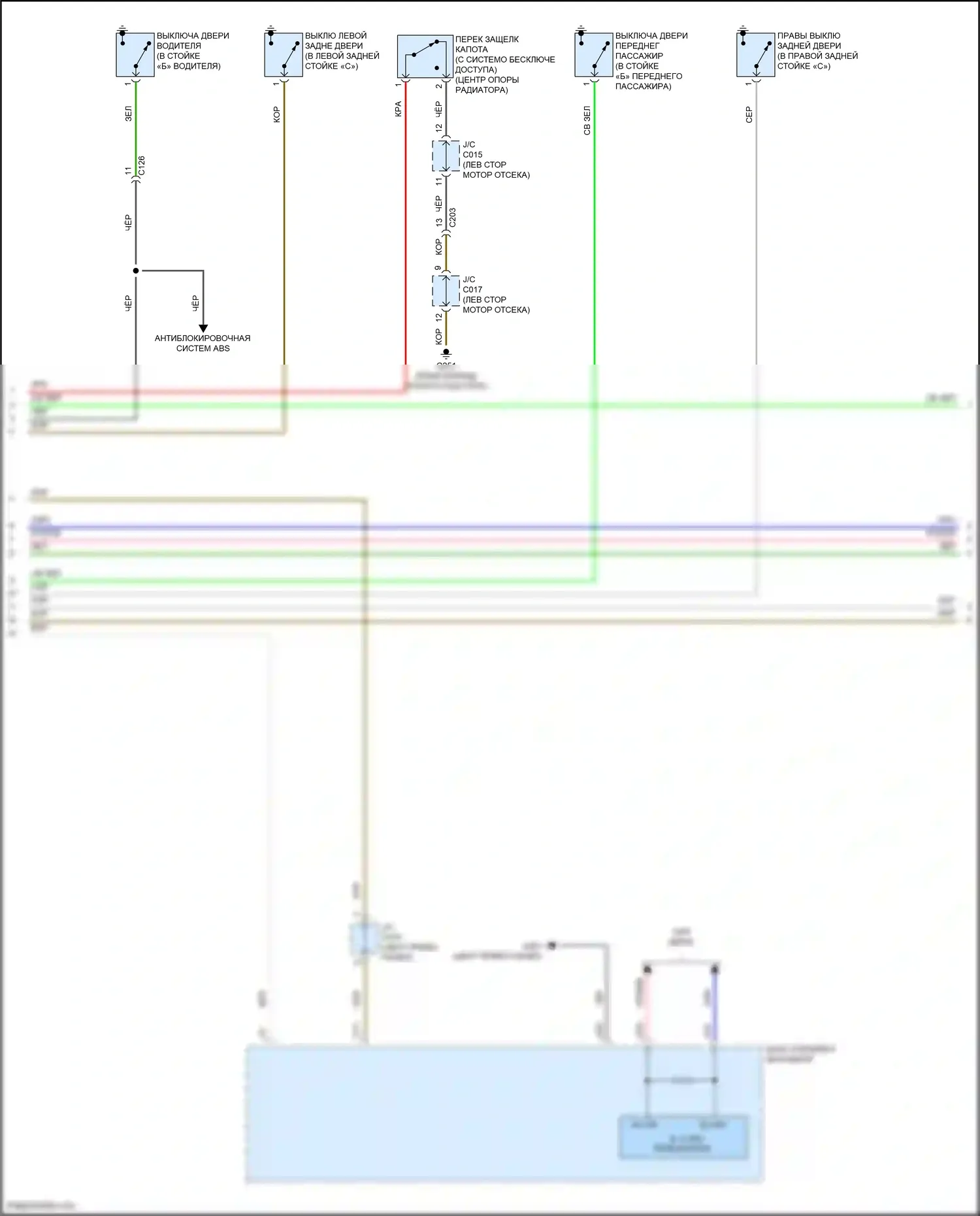 CR-V Honda V рестайлинг (2019-2024): Электросхема защиты от взлома, гибридная (4 из 6) 
