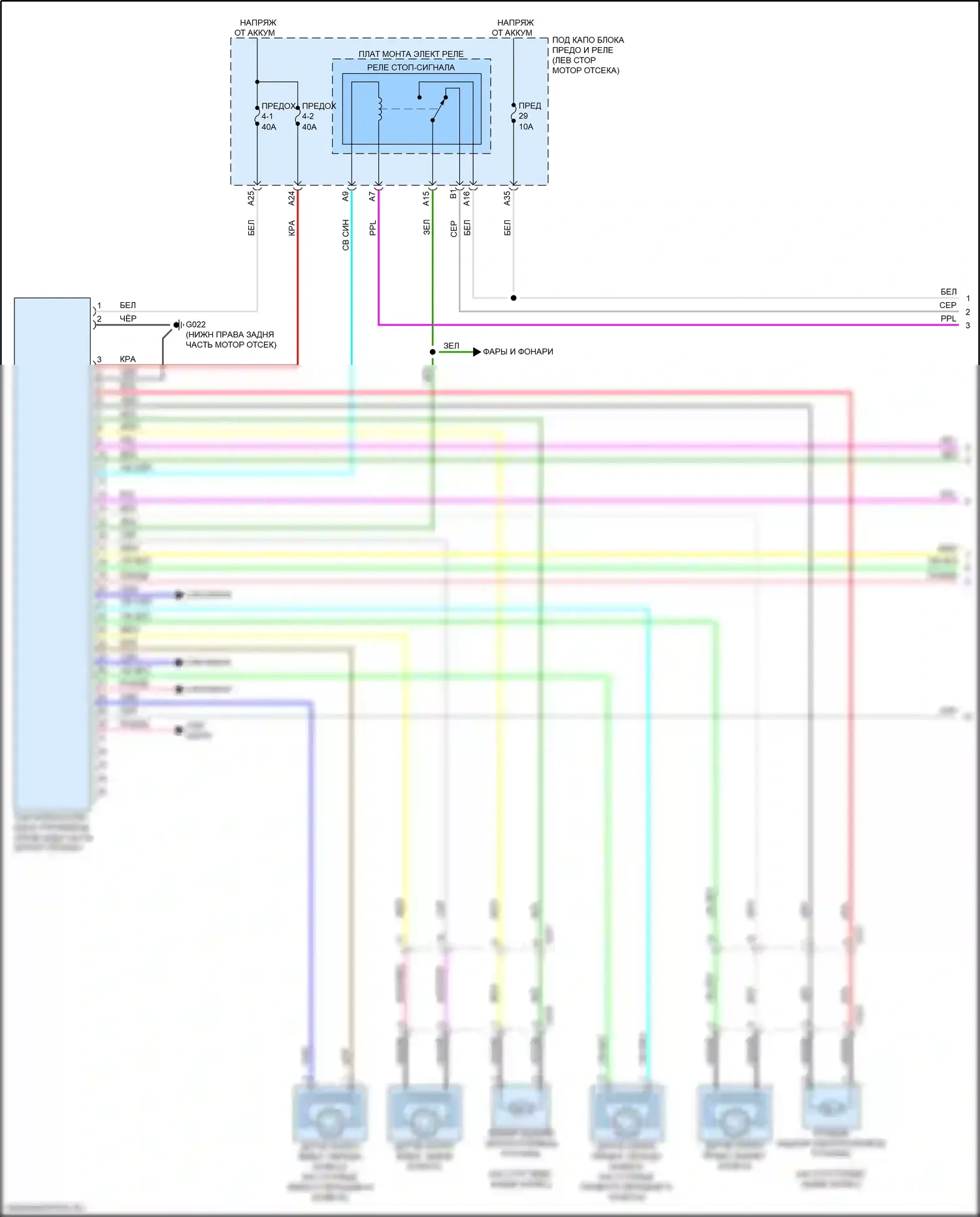 CR-V Honda VI (2022-2024): Антиблокировочная система abs электросхема, гибридная (1 из 2) 