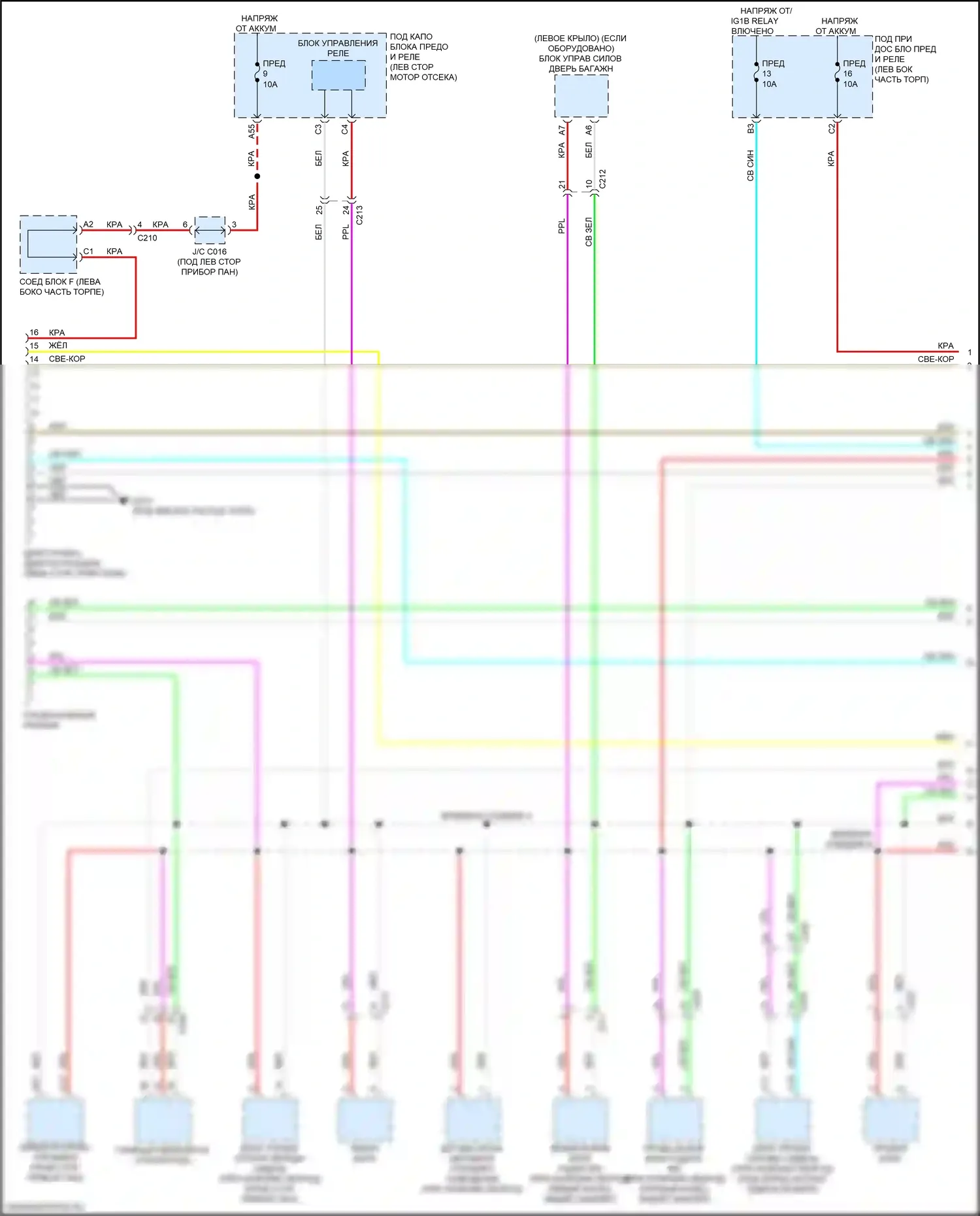 CR-V Honda VI (2022-2024): Can шина электросхема, гибридная (1 из 5) 