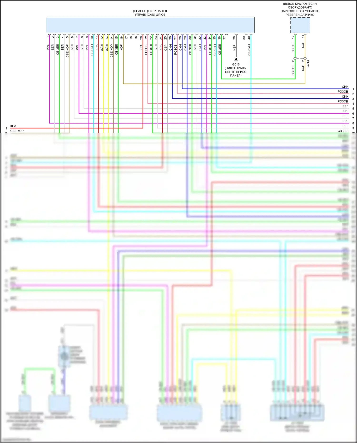 CR-V Honda VI (2022-2024): Can шина электросхема, гибридная (2 из 5) 