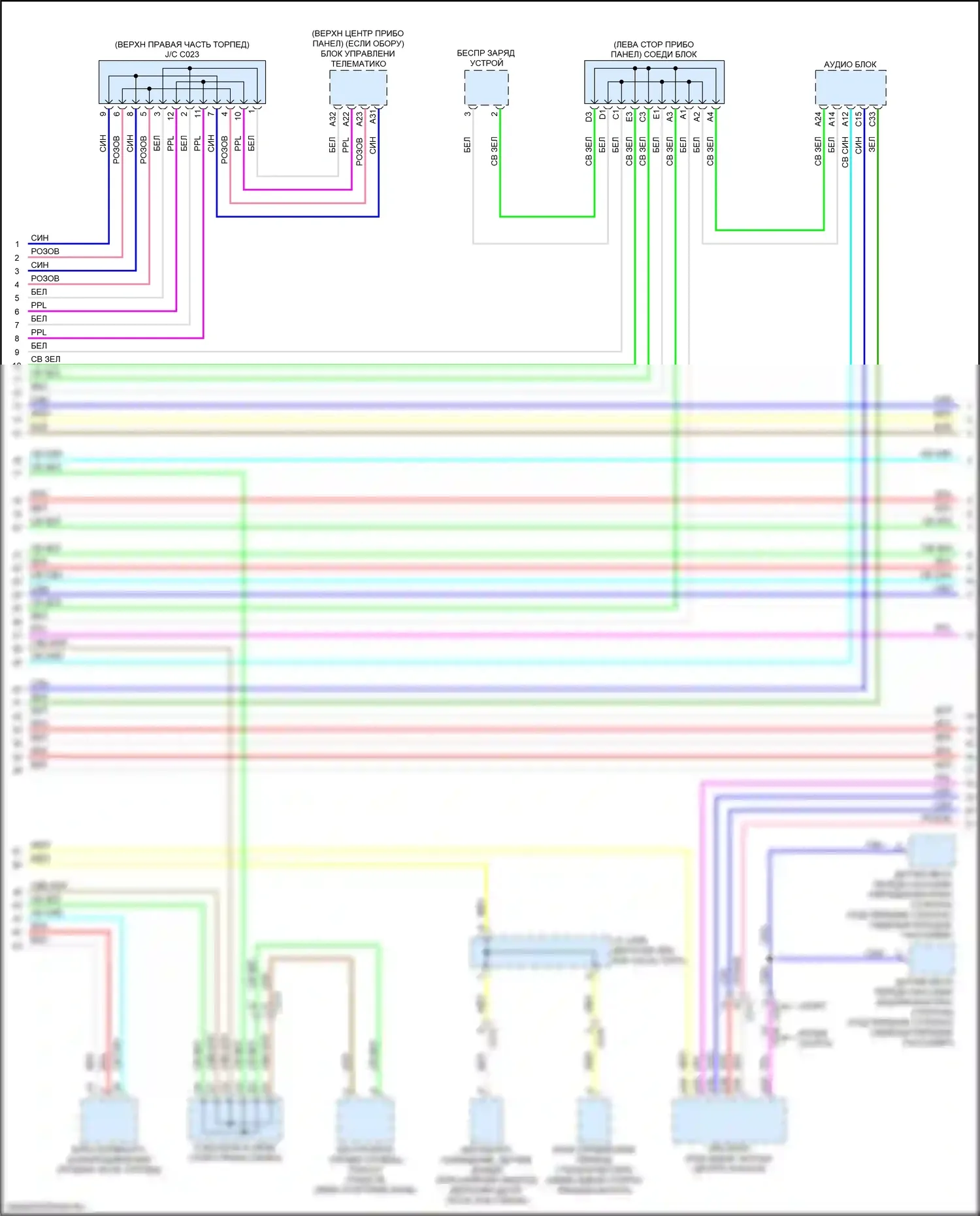 CR-V Honda VI (2022-2024): Can шина электросхема, гибридная (3 из 5) 