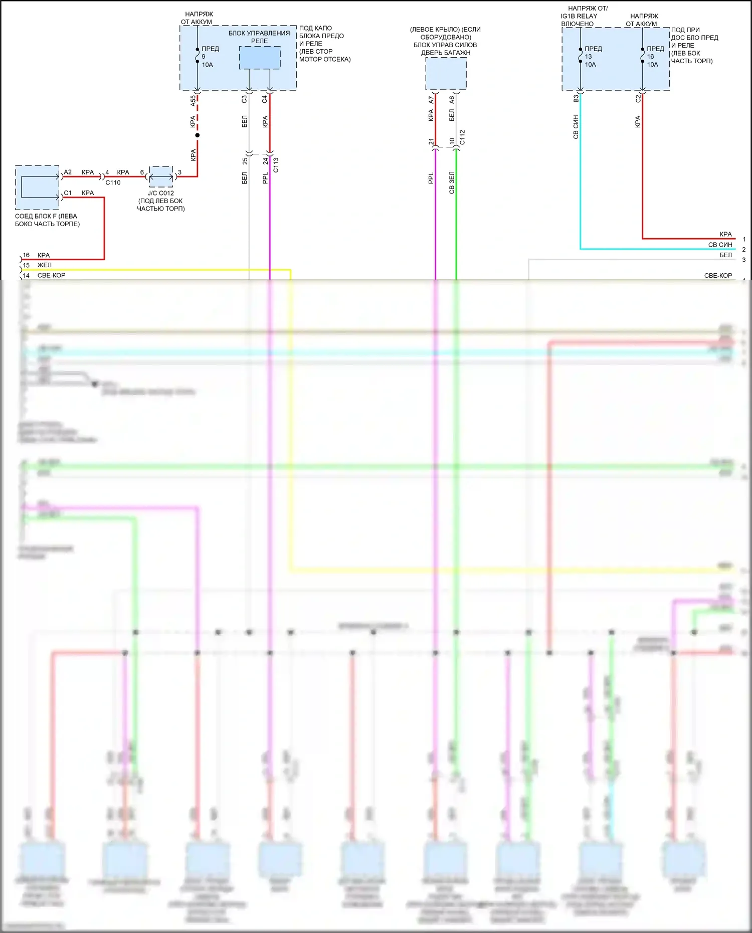 CR-V Honda VI (2022-2024): Can шина электросхема, за исключением гибридной (1 из 5) 