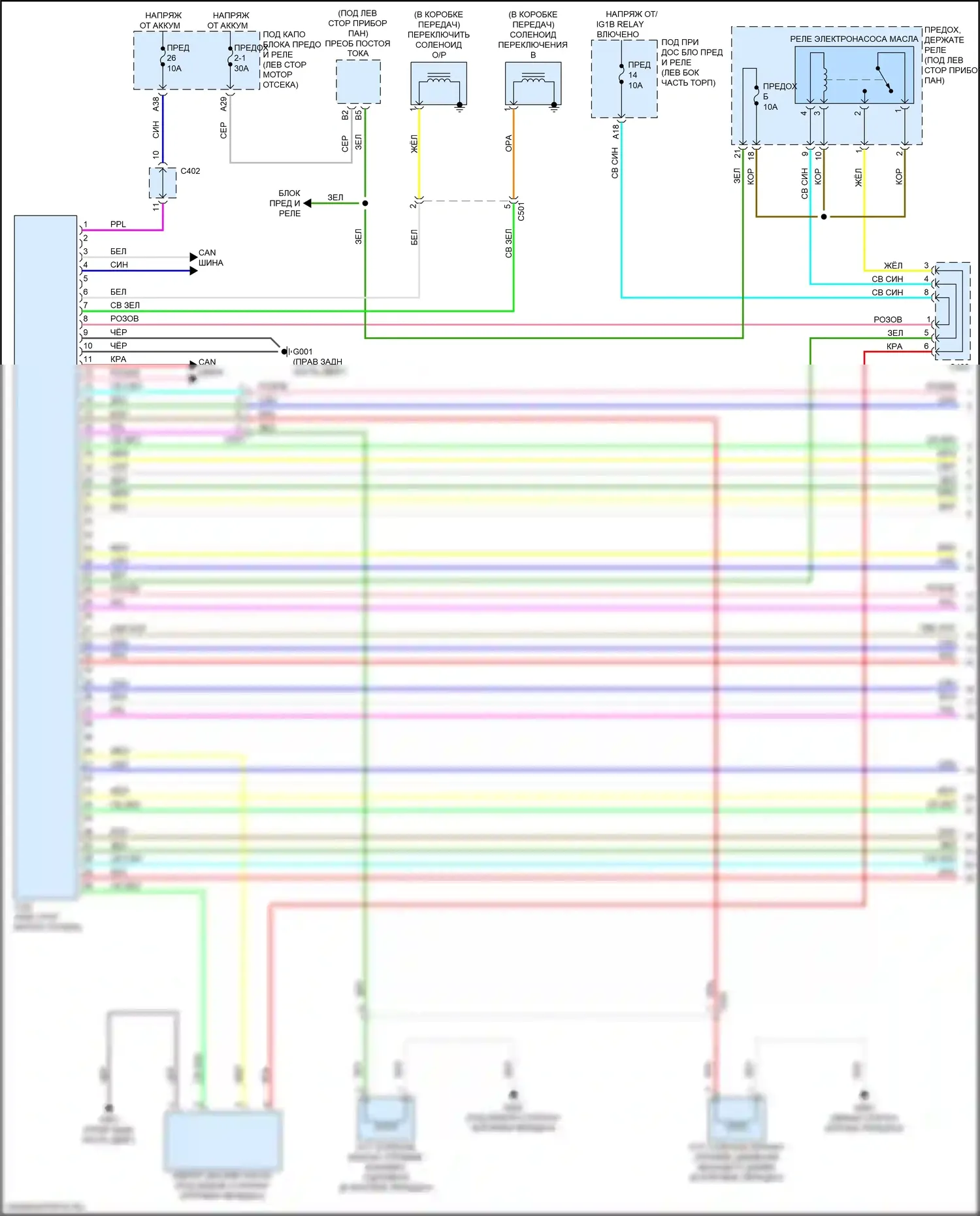 CR-V Honda VI (2022-2024): 1,5л турбо, автоматическая электросхема коробки передач (1 из 4) 