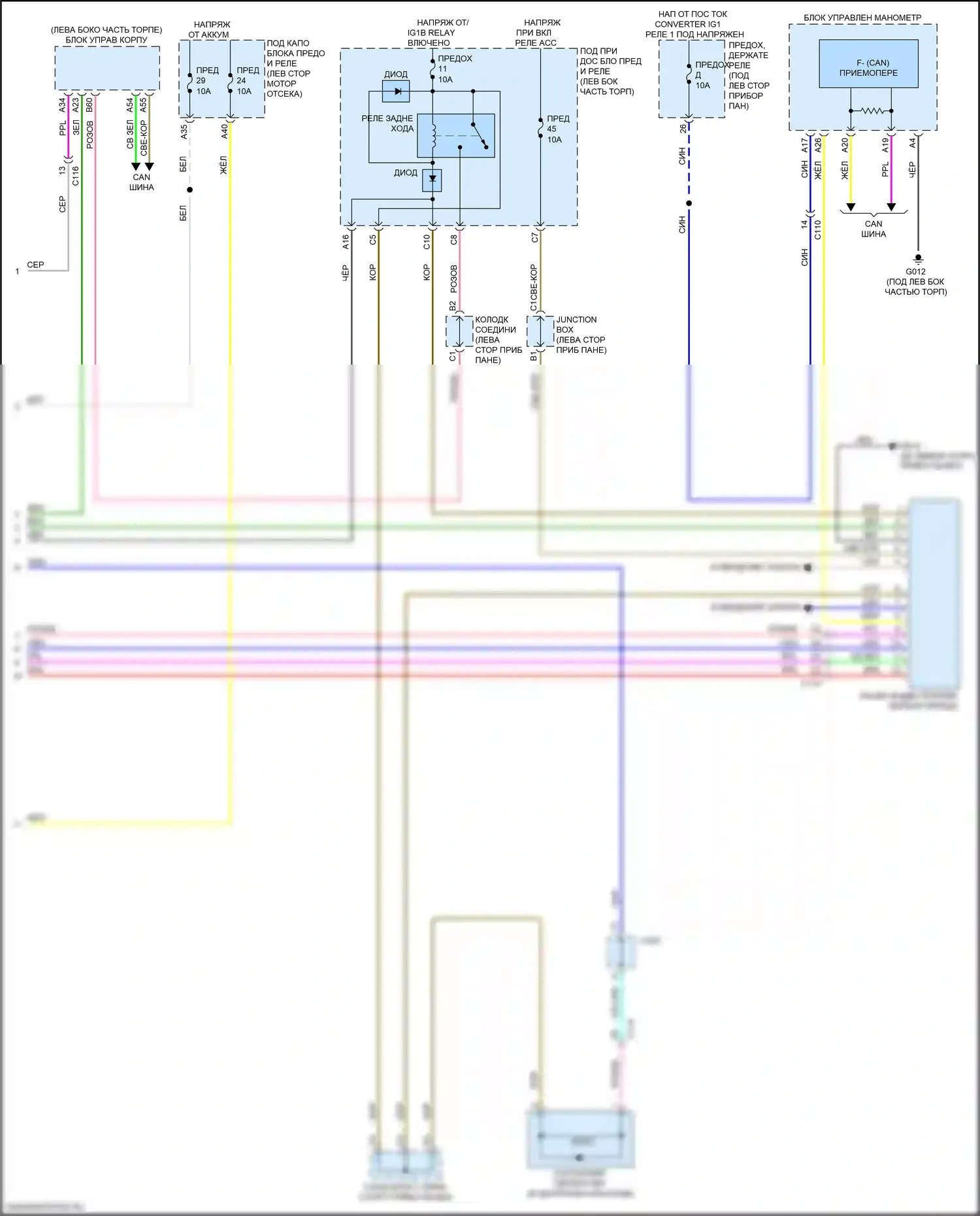 CR-V Honda VI (2022-2024): 1,5л турбо, автоматическая электросхема коробки передач (4 из 4) 