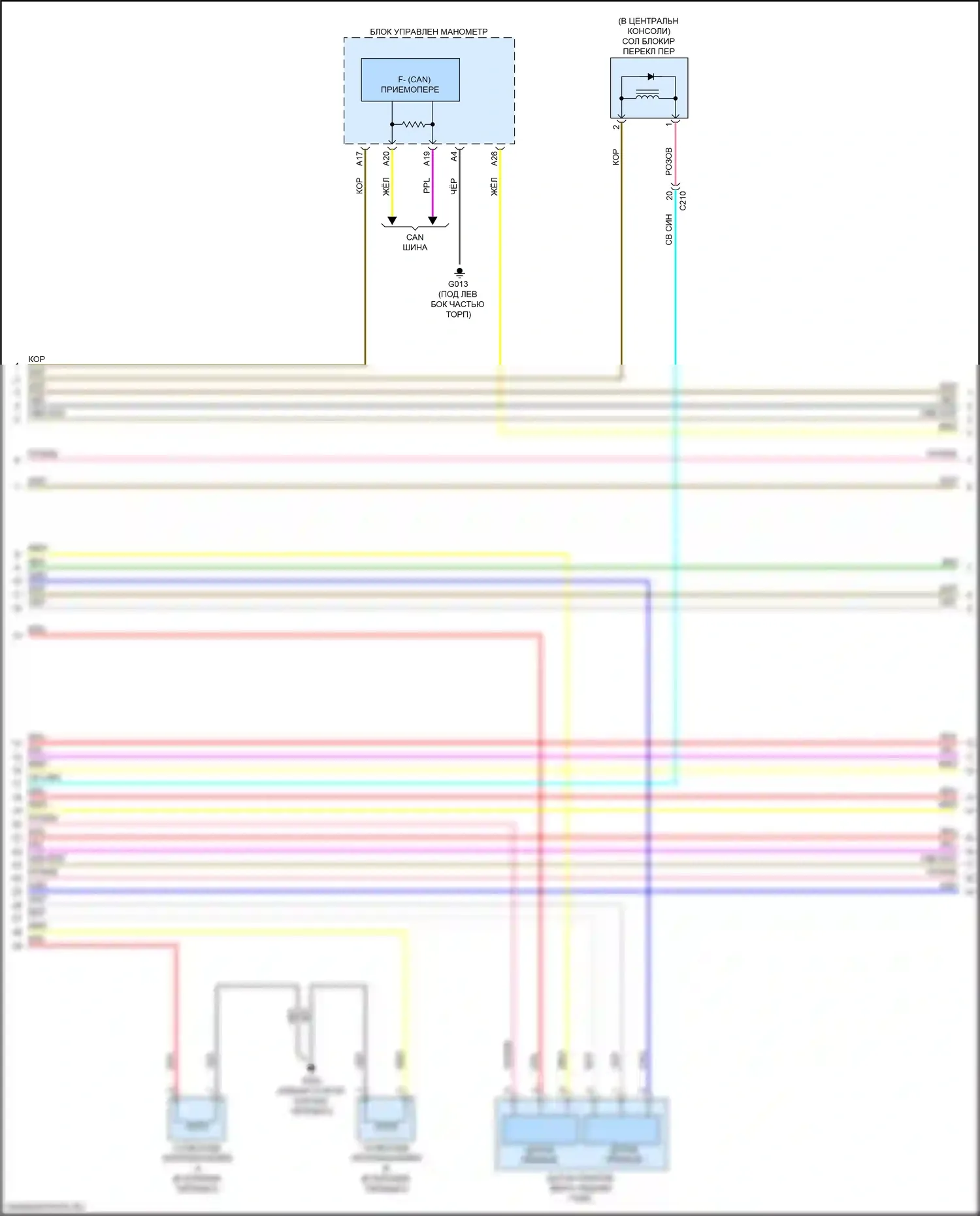 CR-V Honda VI (2022-2024): 2,0-литровый гибрид, электросхема автоматической коробки передач (3 из 4) 