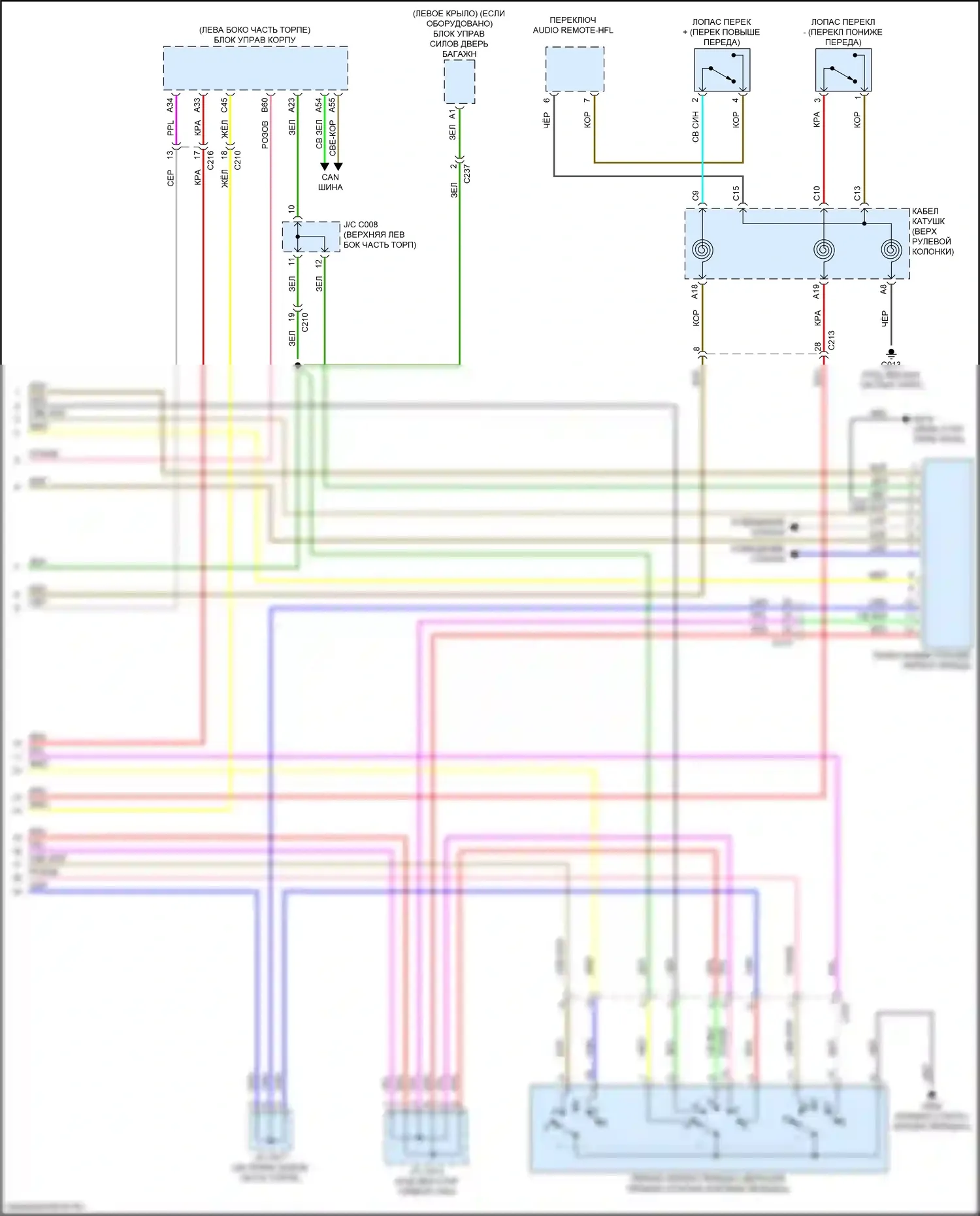CR-V Honda VI (2022-2024): 2,0-литровый гибрид, электросхема автоматической коробки передач (4 из 4) 