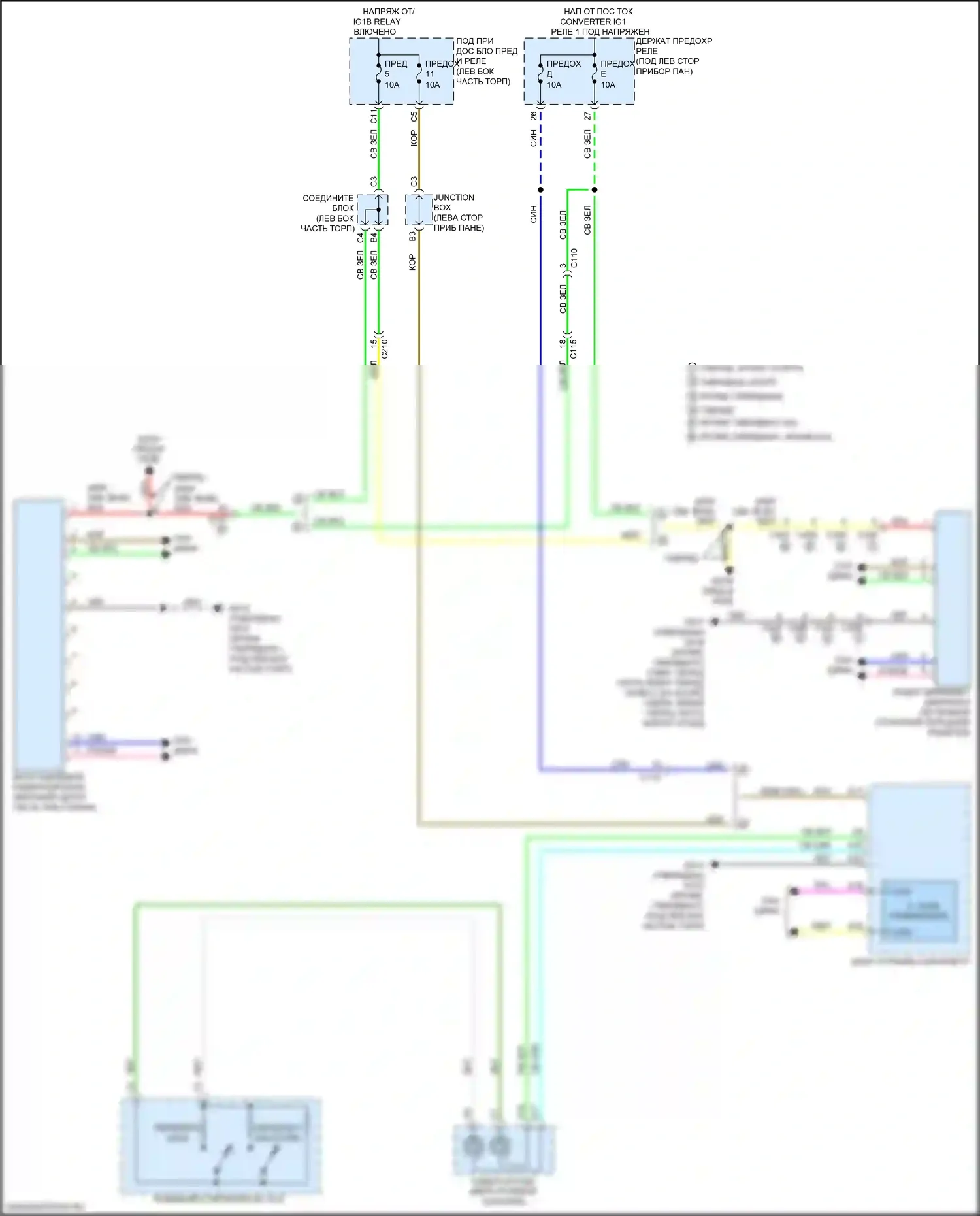 CR-V Honda VI (2022-2024): Электросхема многоцелевой камеры 