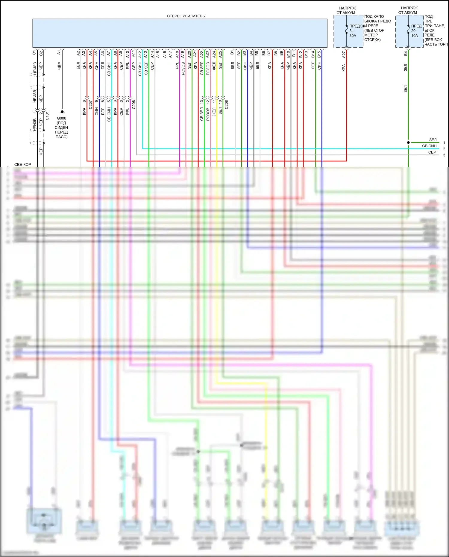 CR-V Honda VI (2022-2024): Электросхема навигации, 12 динамиков (2 из 5) 