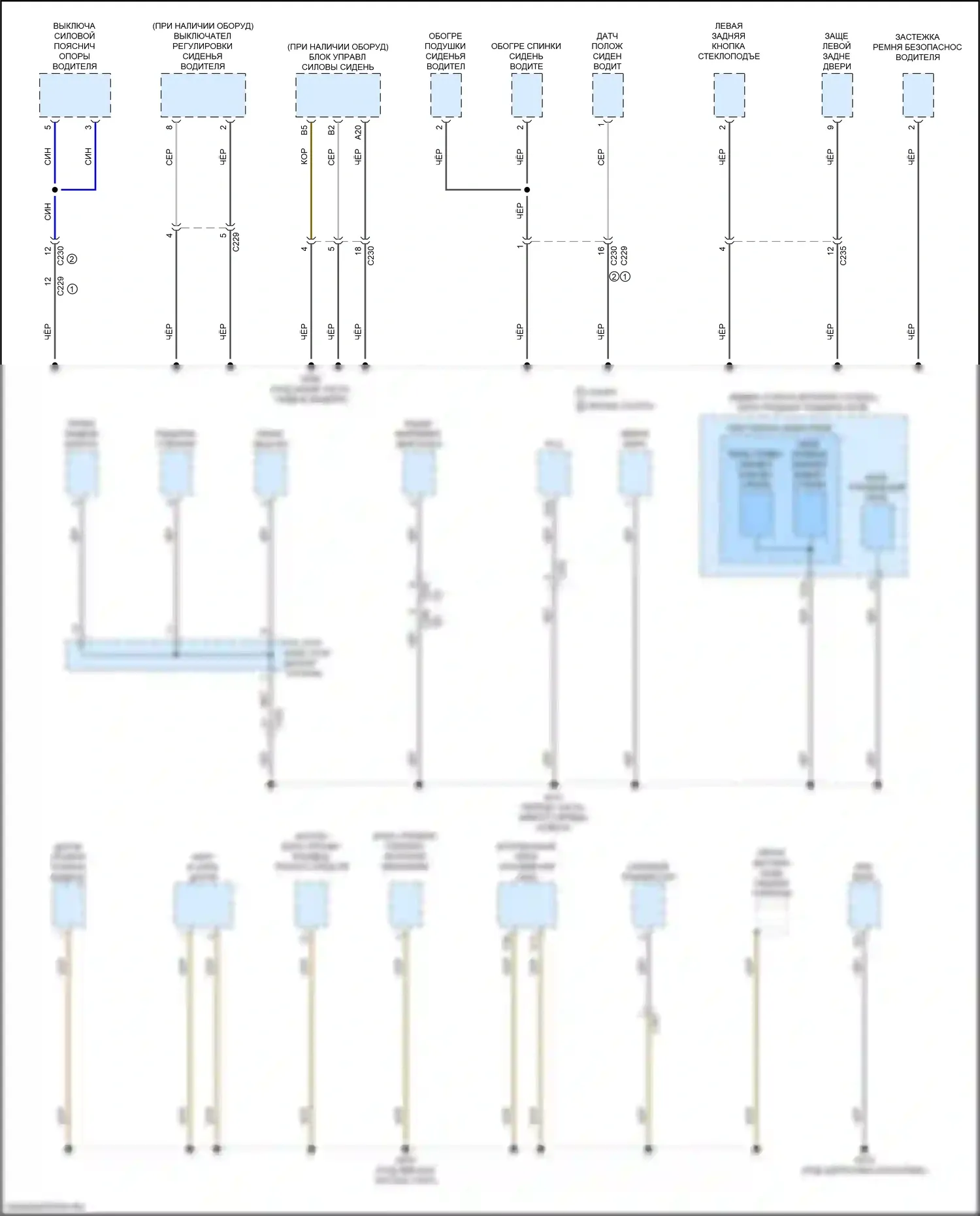 CR-V Honda VI (2022-2024): Электросхема разводки массы, гибридная (3 из 5) 