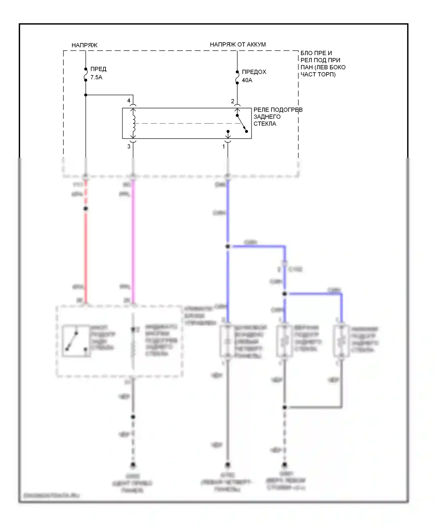 CR-Z Honda I (2010-2016): Размагничивает монтажную электросхему, без подогрева зеркала питания 
