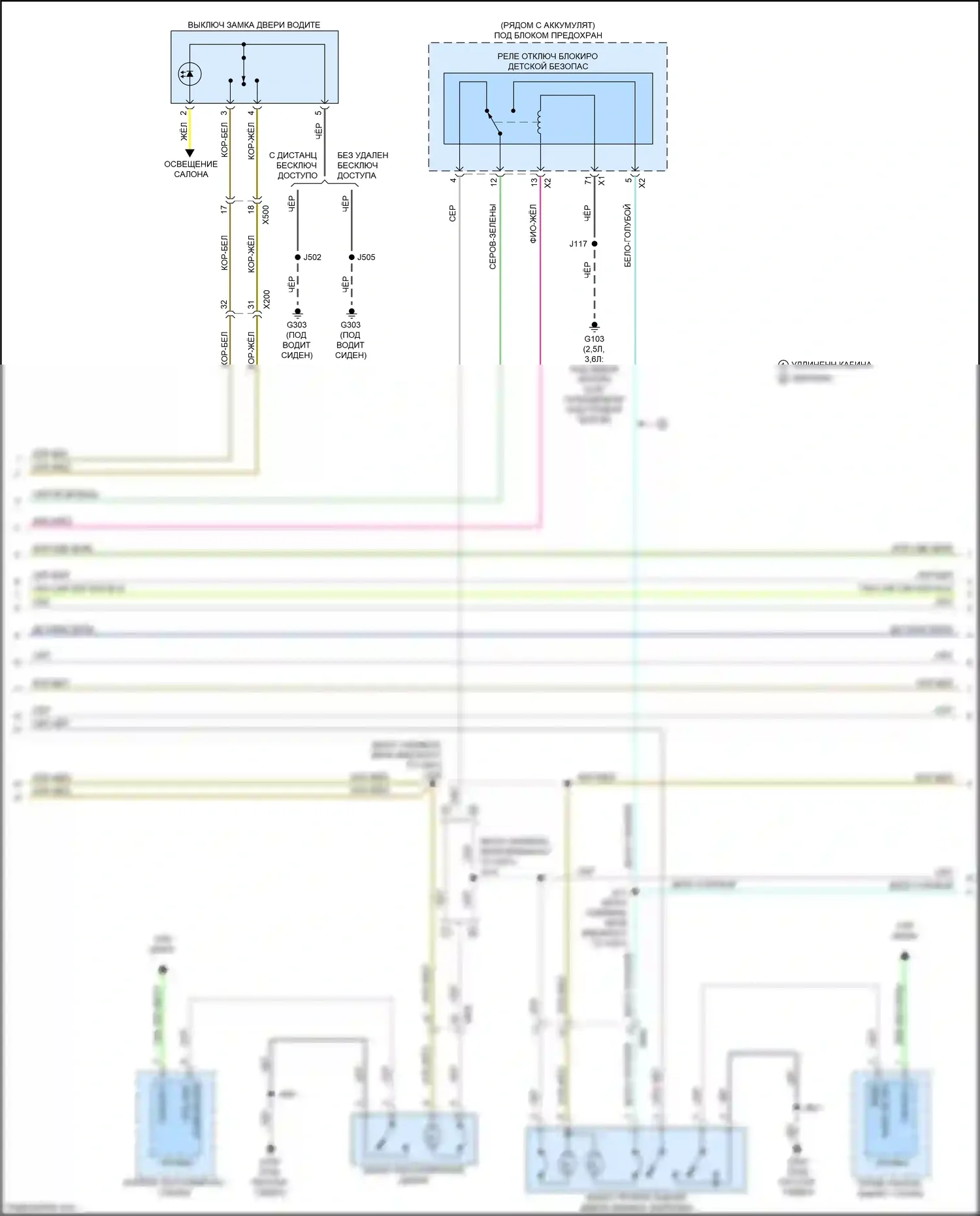 Elysion Honda II (2021-2024): Электросхема защиты от взлома (2 из 3) 