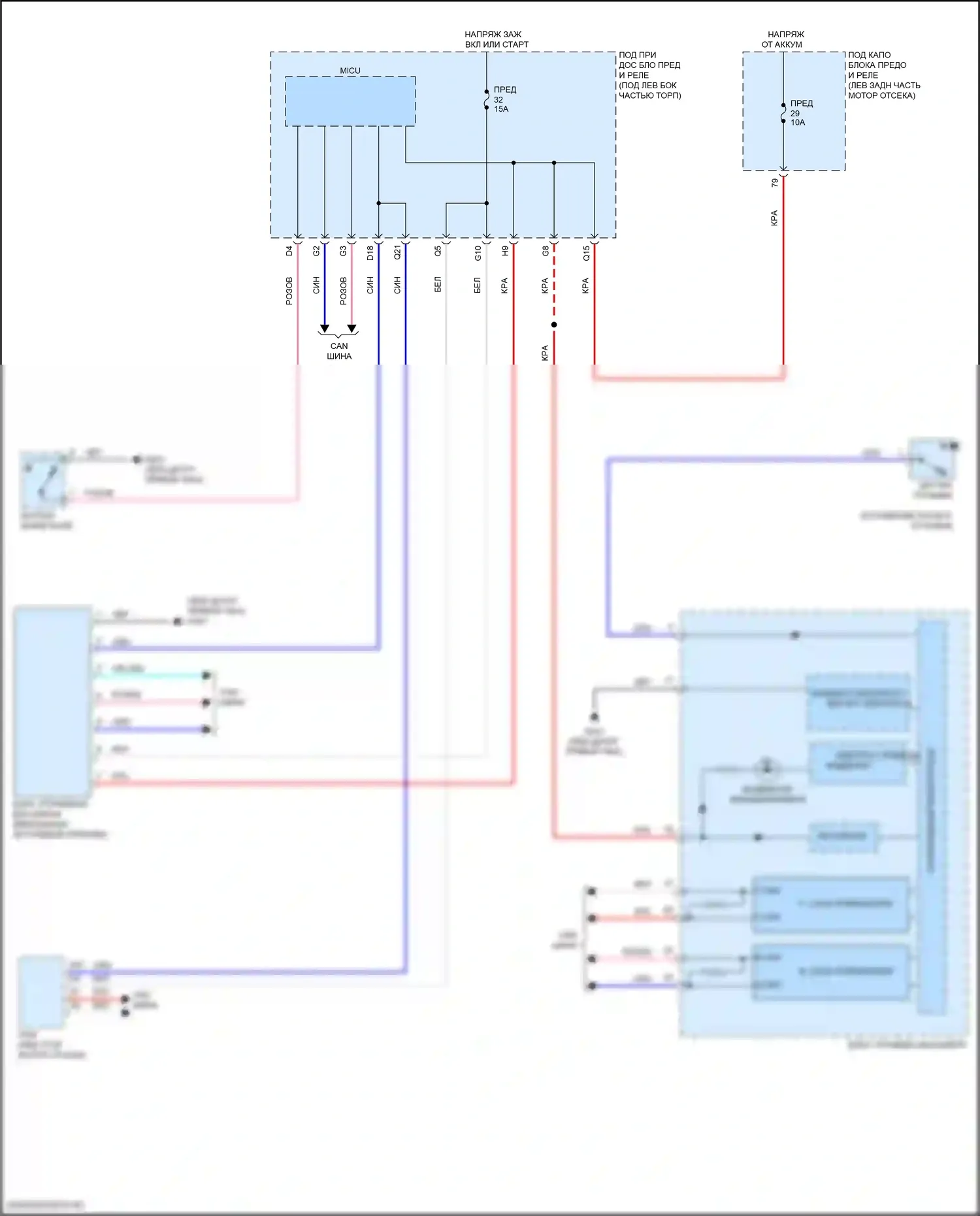 Fit Honda GP рестайлинг (2017-2020): Электросхема иммобилайзера 