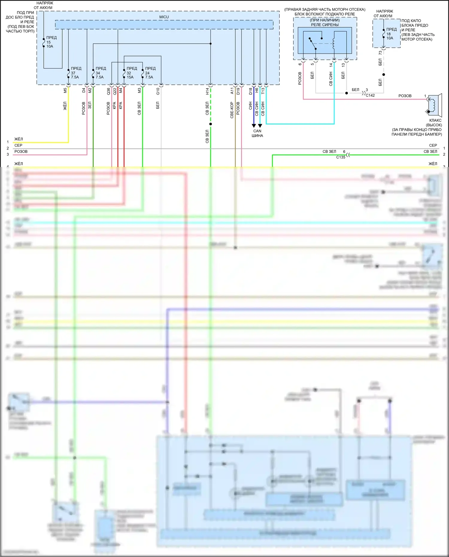 Fit Honda GP рестайлинг (2017-2020): Электросхема защиты от взлома (3 из 6) 