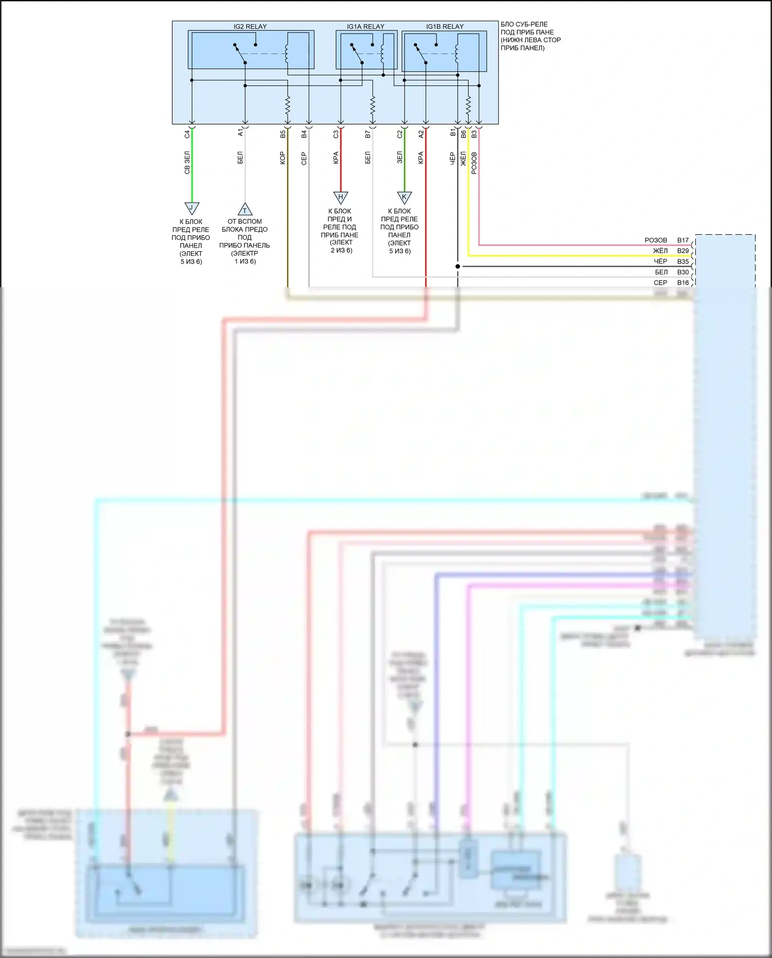 Fit Honda GR (2019-2022): Электросхема блока предохранителей реле (6 из 6) 