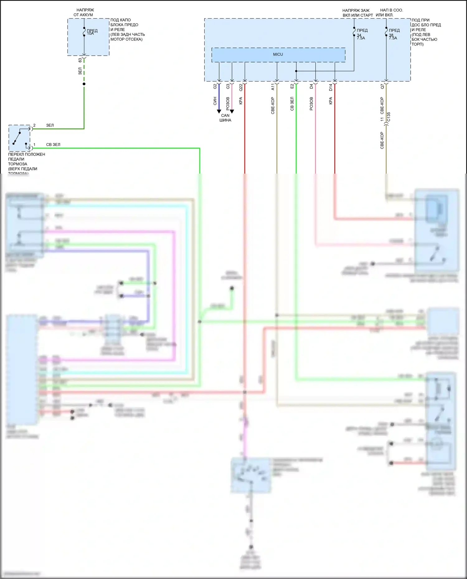Fit Honda GR (2019-2022): Электросхема блокировки селектора 