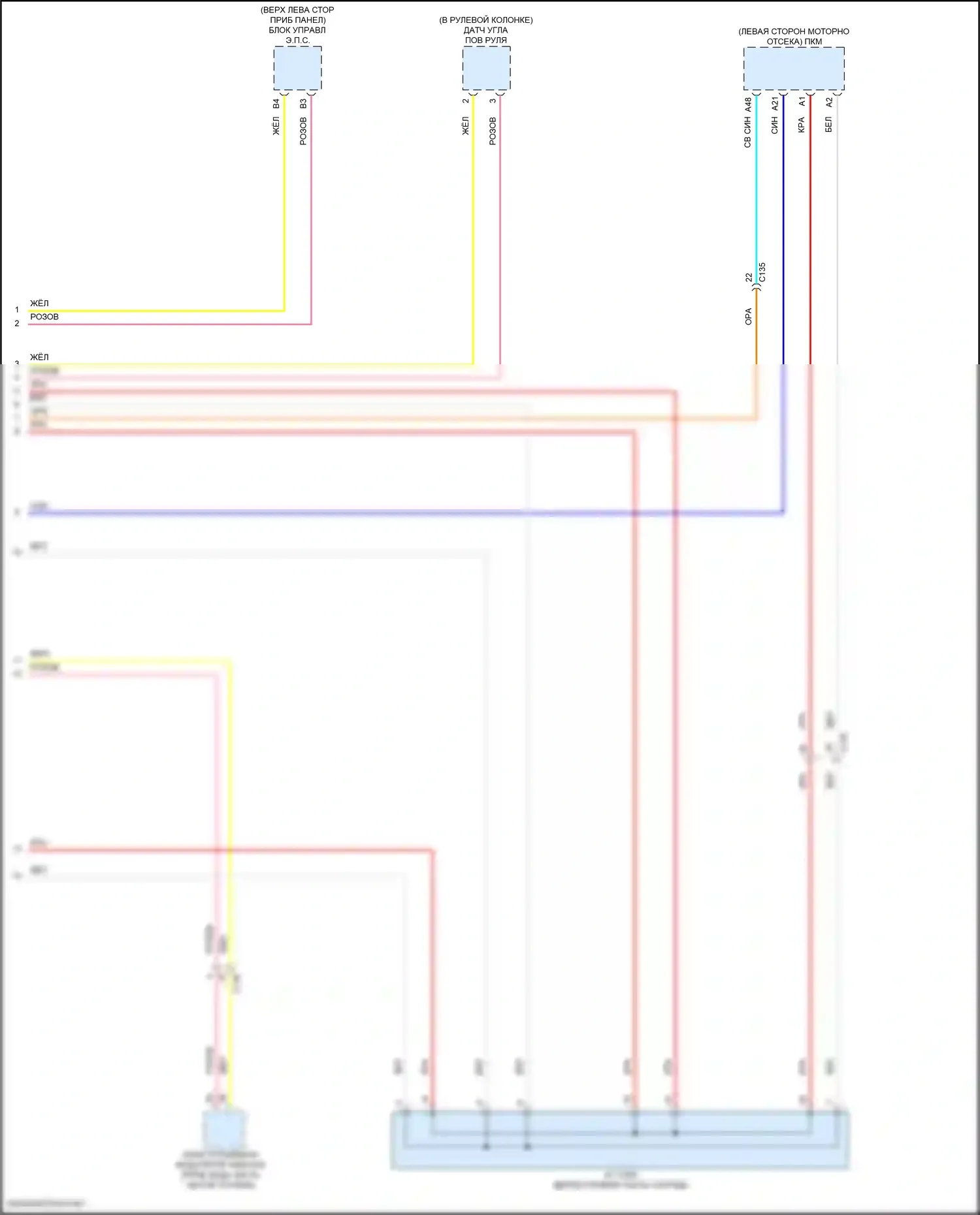 Fit Honda GR (2019-2022): Электросхема компьютерной информационной линии, со шлюзом (can) (3 из 3) 