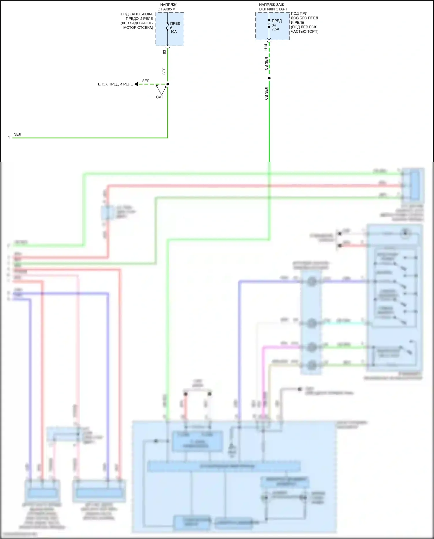 Fit Honda GR (2019-2022): Электросхема круиз-контроля (2 из 2) 