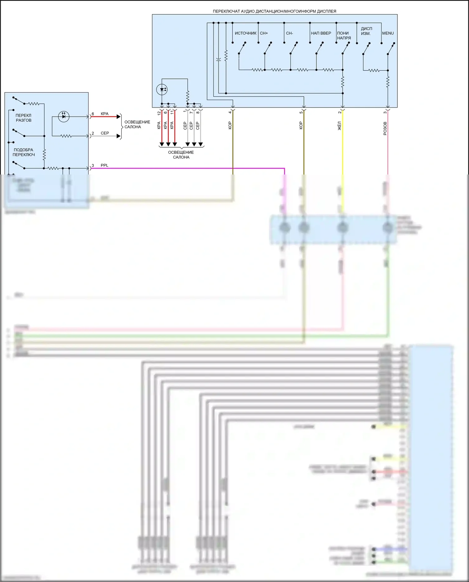 Fit Honda GR (2019-2022): Электросхема навигации (3 из 3) 