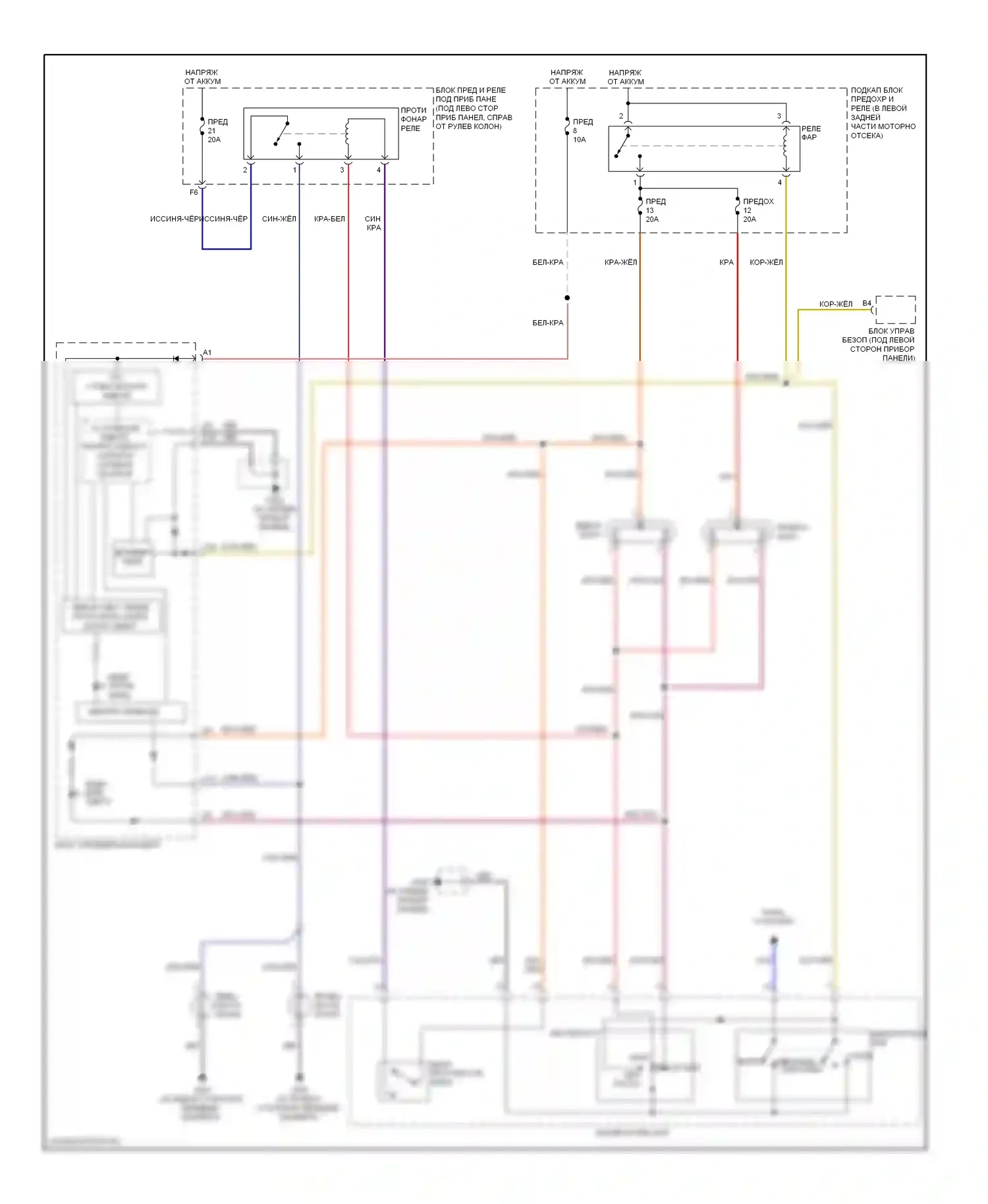 Fit Honda I (2004-2009): Электросхема фар, подходит спорт без дрели 