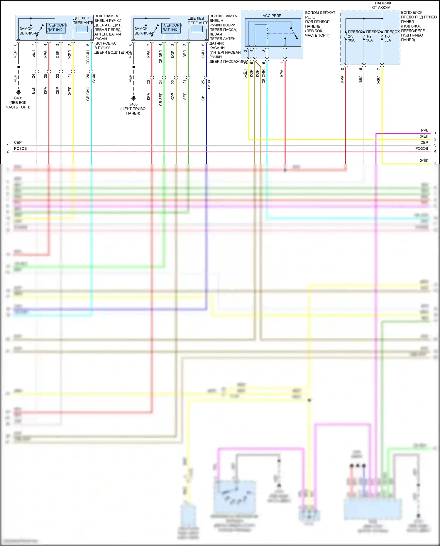 HR-V Honda II рестайлинг (2018-2022): Электросхема защиты от взлома (2 из 6) 