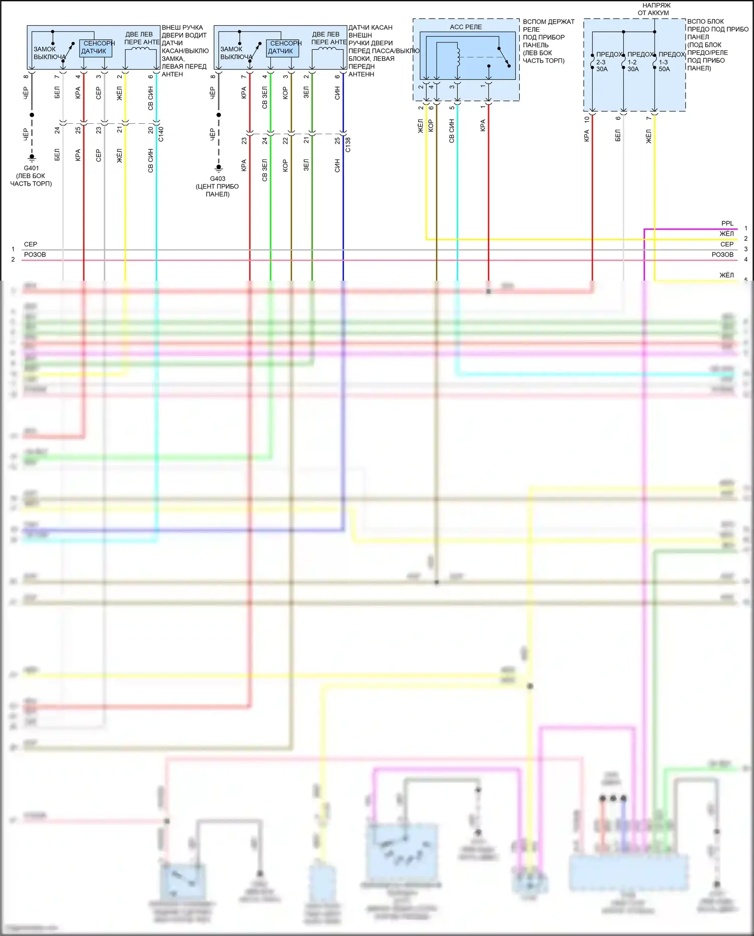 HR-V Honda II (2015-2018): Электросхема защиты от взлома (2 из 6) 