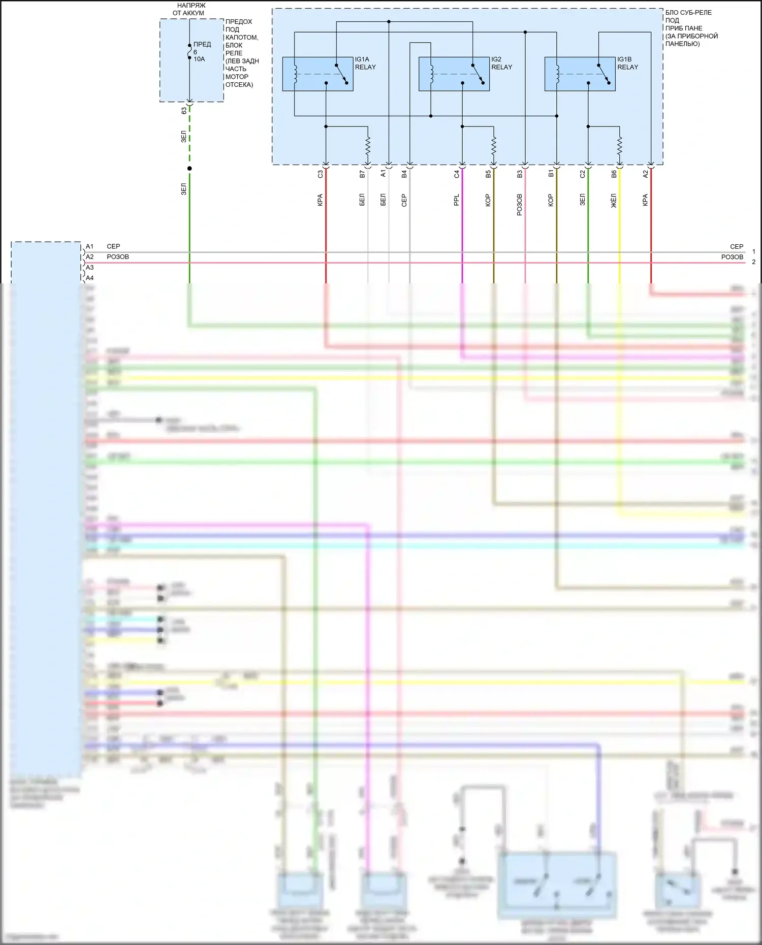 HR-V Honda II (2015-2018): Электросхема центрального замка (1 из 6) 