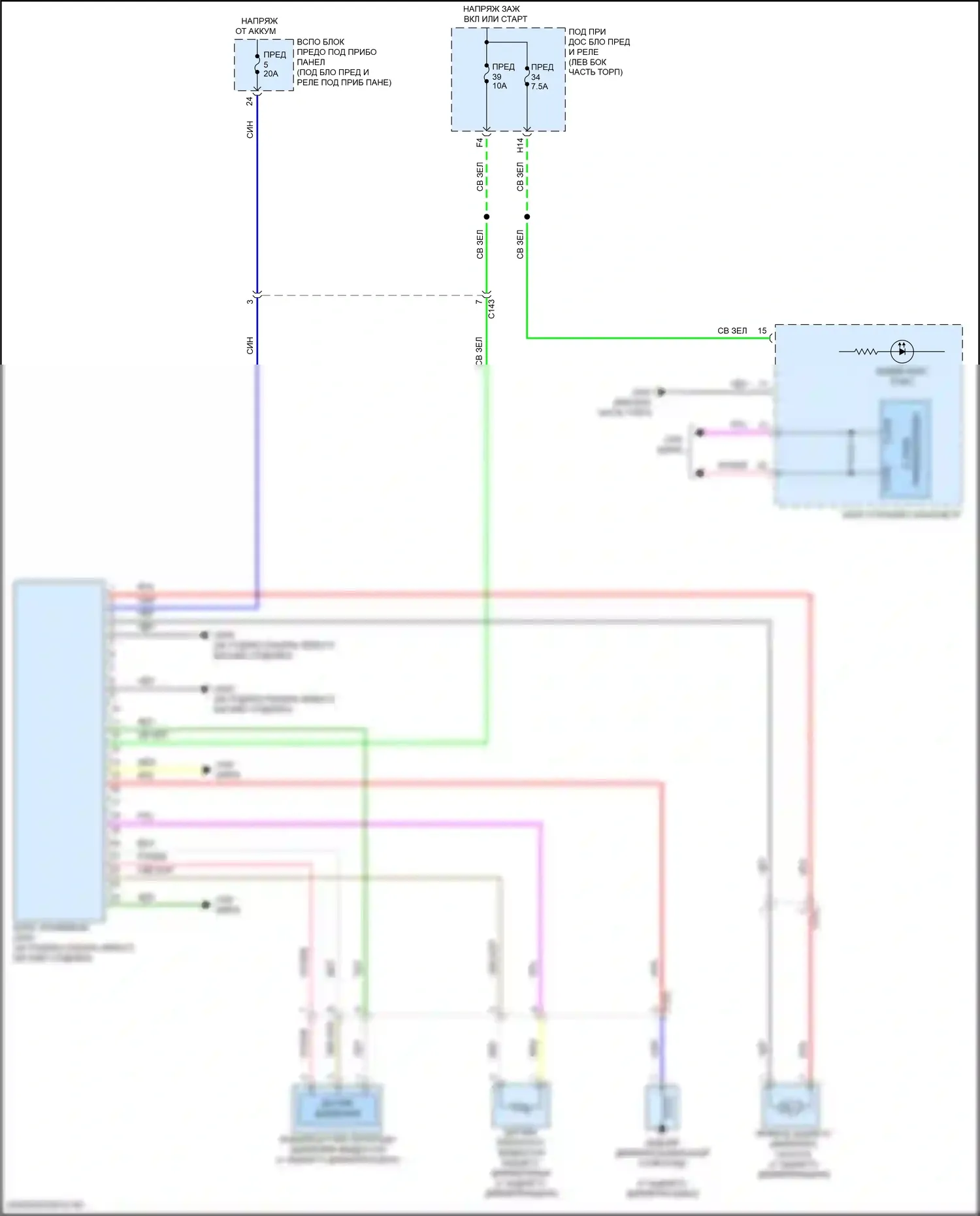 HR-V Honda RV (2021-2024): Электросхема 4wd 