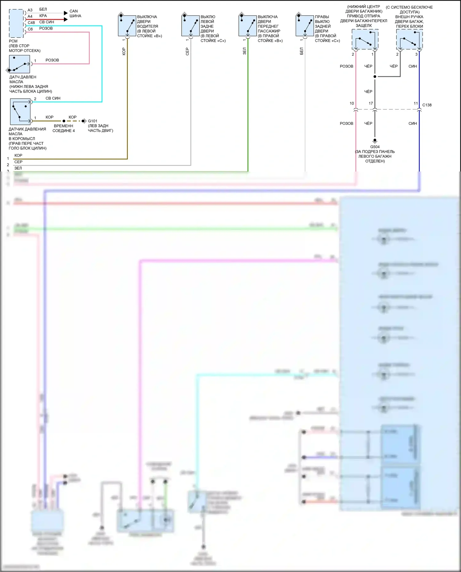 HR-V Honda RV (2021-2024): Электросхема помощников водителя (2 из 2) 
