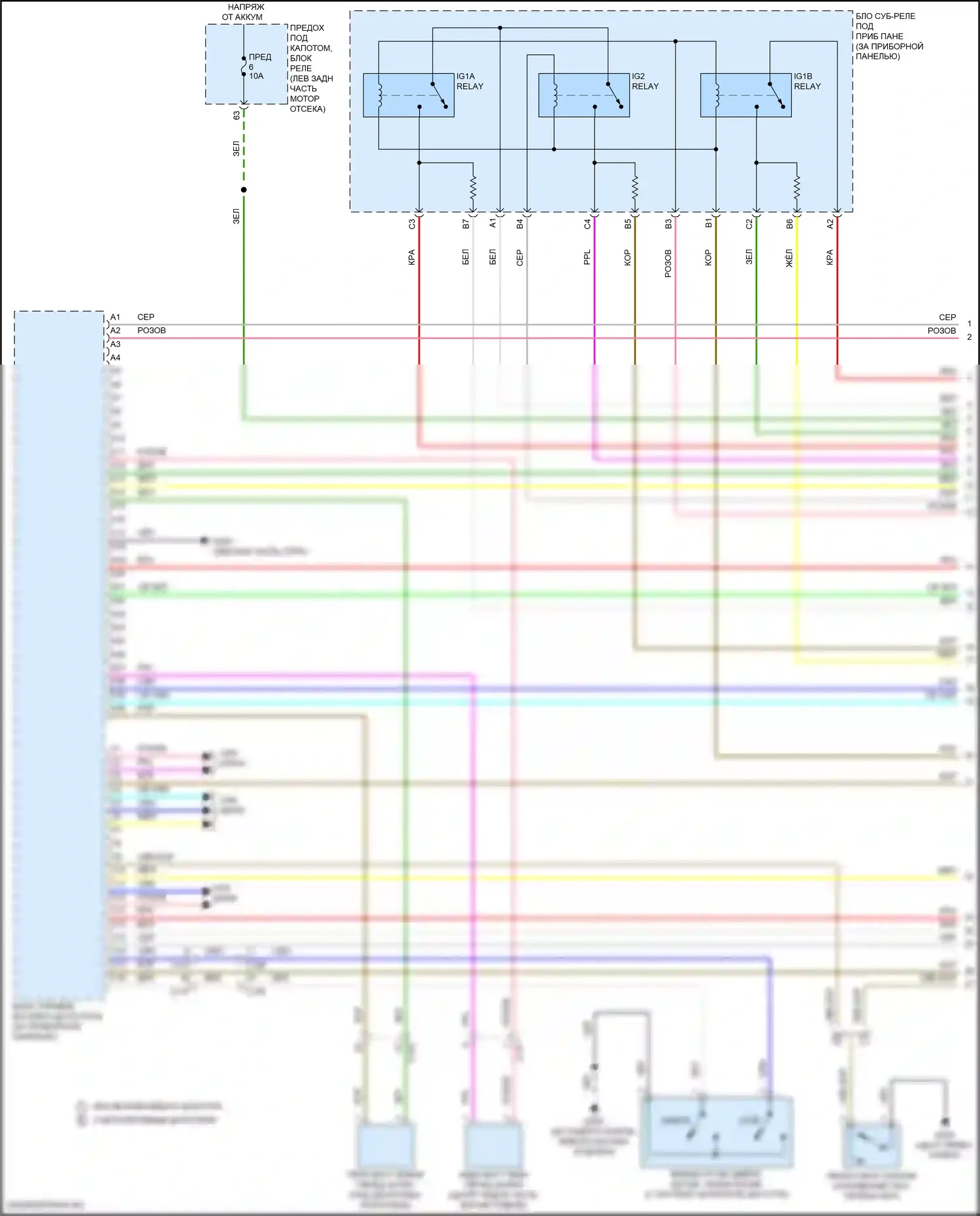 HR-V Honda RV (2021-2024): Электросхема защиты от взлома (1 из 6) 