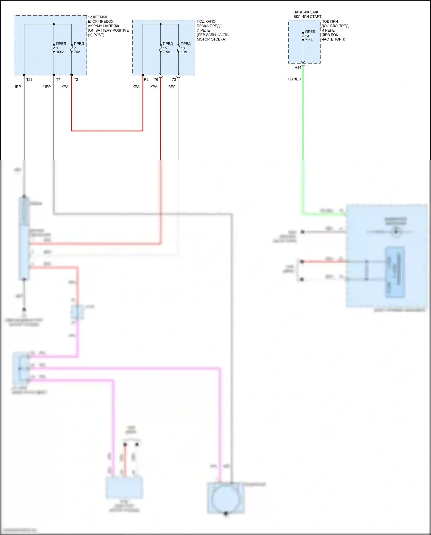 HR-V Honda RV (2021-2024): Электросхема генератора 