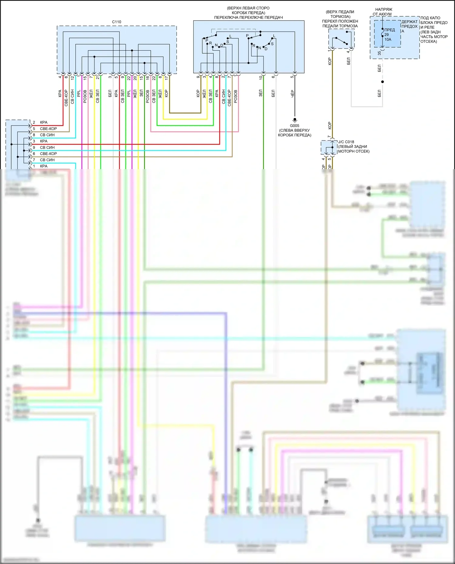 HR-V Honda RZ (2022-2024): Электросхема cvt (3 из 3) 