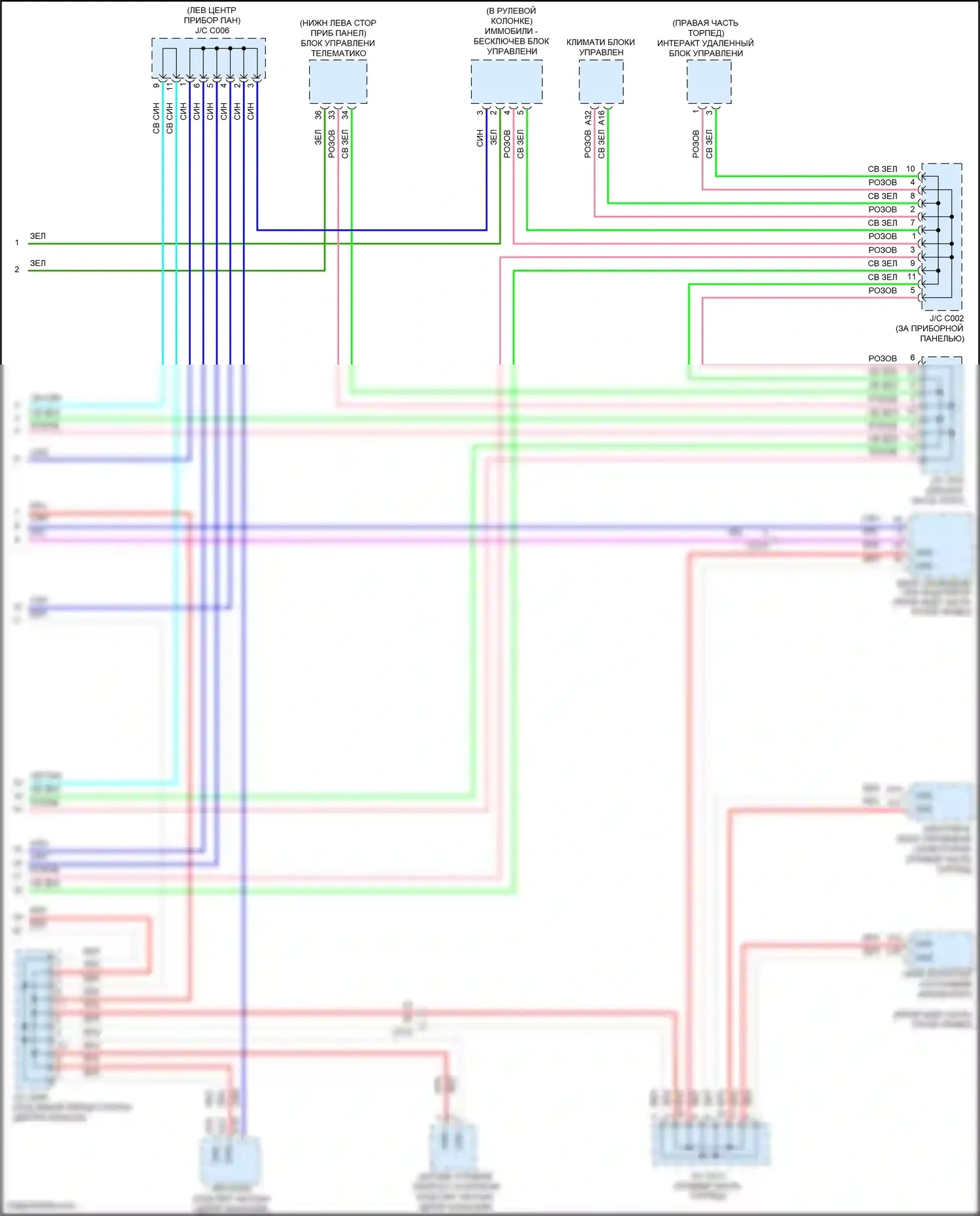 Jazz Honda GG рестайлинг (2011-2014): Can шина электросхема, электромобиль (2 из 2) 