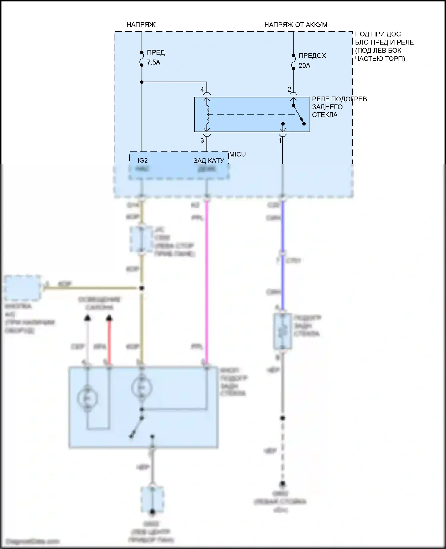 Jazz Honda GG рестайлинг (2011-2014): Размагничивает монтажную электросхему, за исключением электромобиля без подогрева силового зеркала 