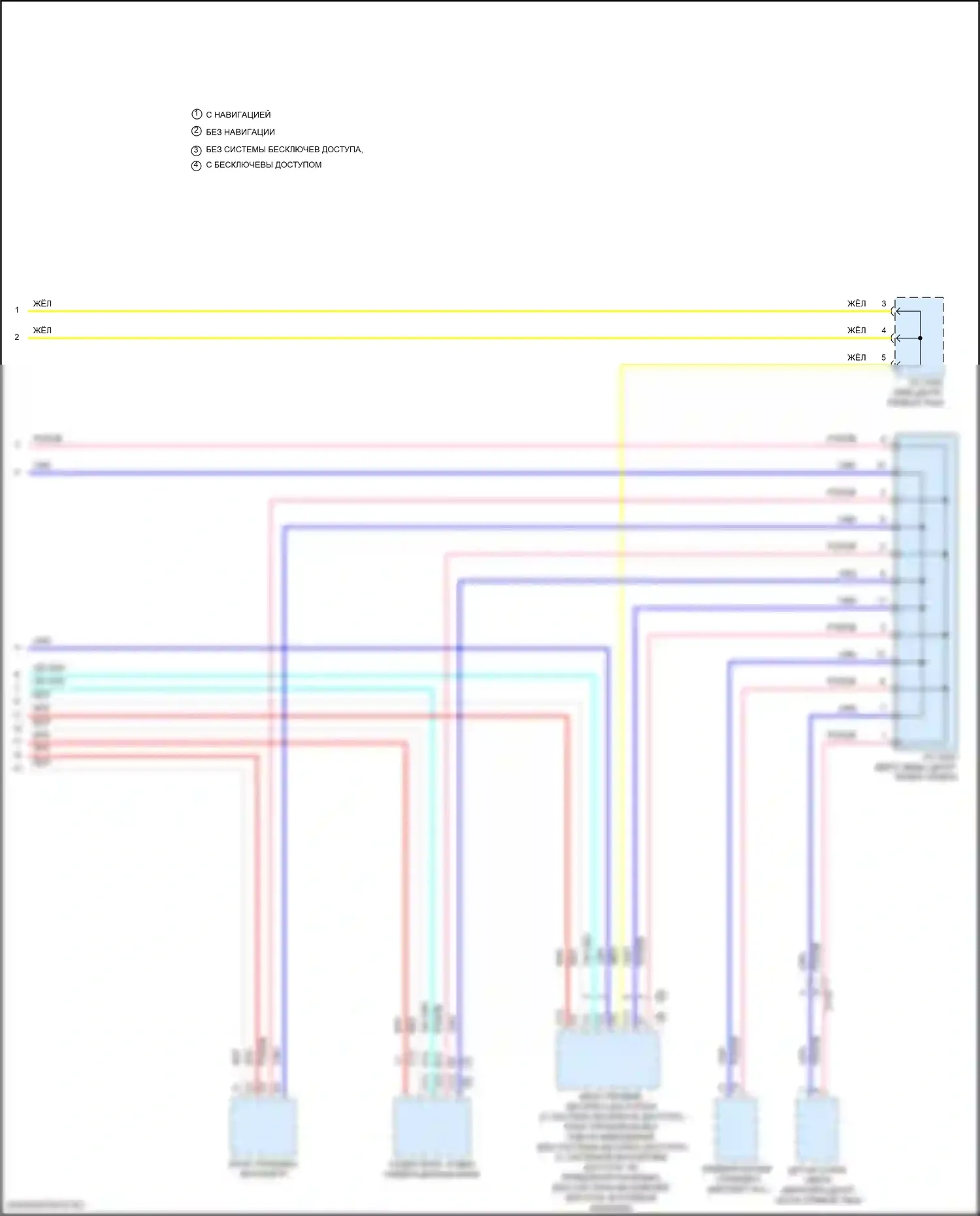 Jazz Honda GK (2015-2017): Can шина электросхема (2 из 2) 